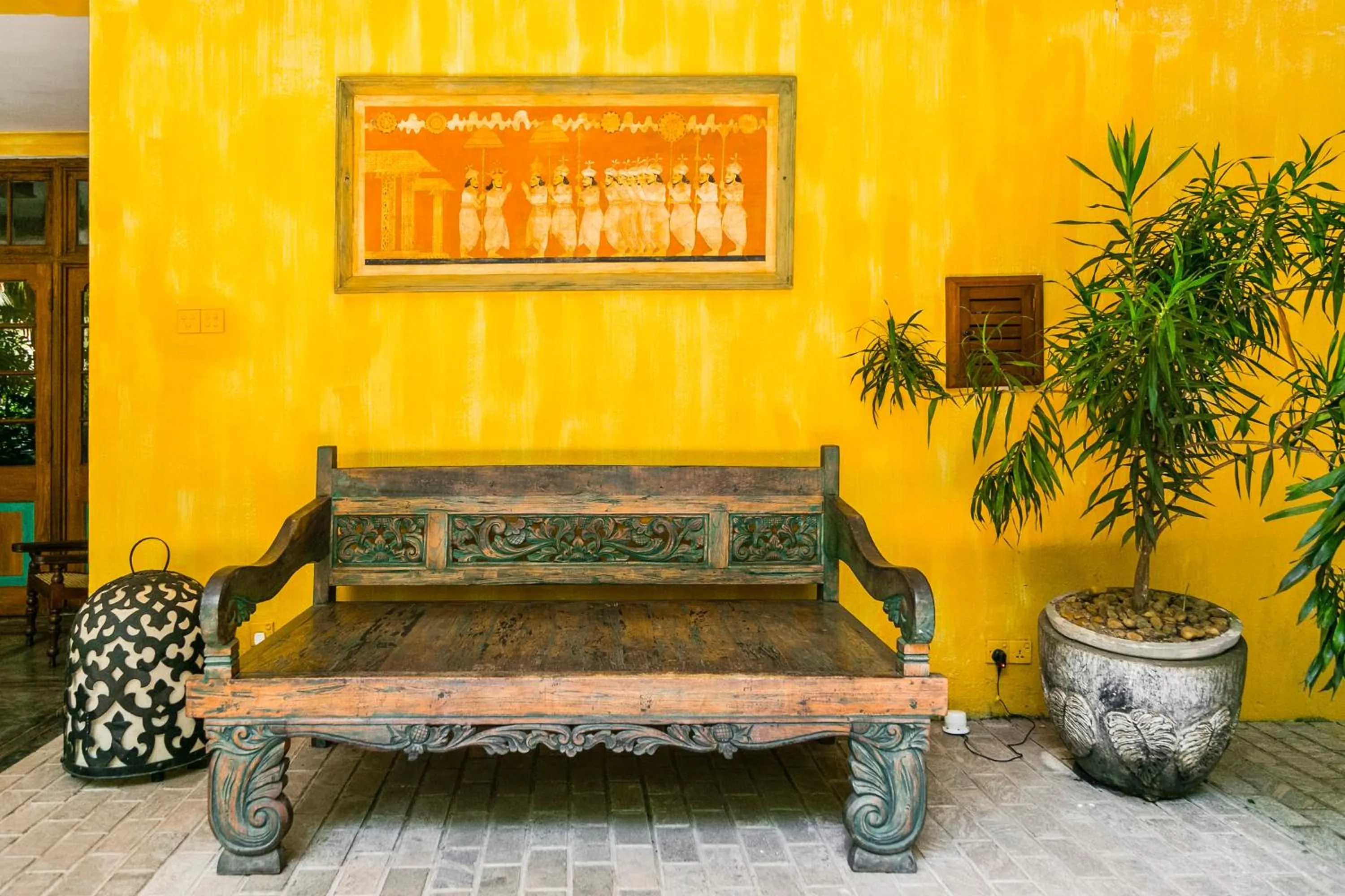 Lobby or reception in Thambapanni Retreat