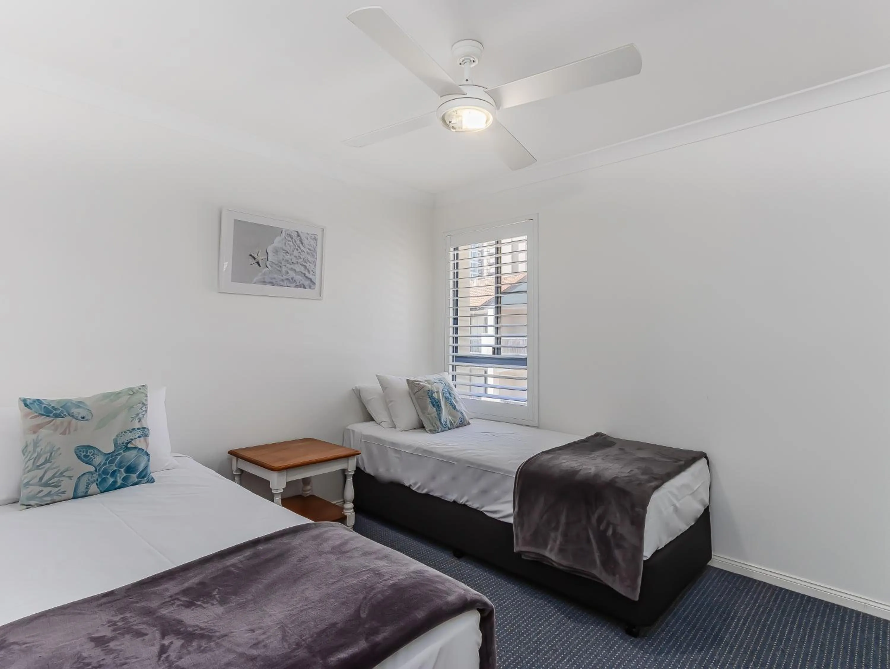 Bed in Bella Mare Coolangatta Beachside Apartments
