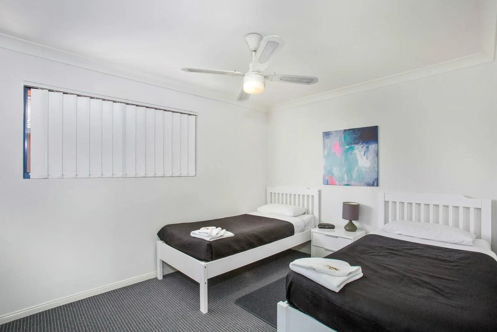 Bed in Bella Mare Coolangatta Beachside Apartments