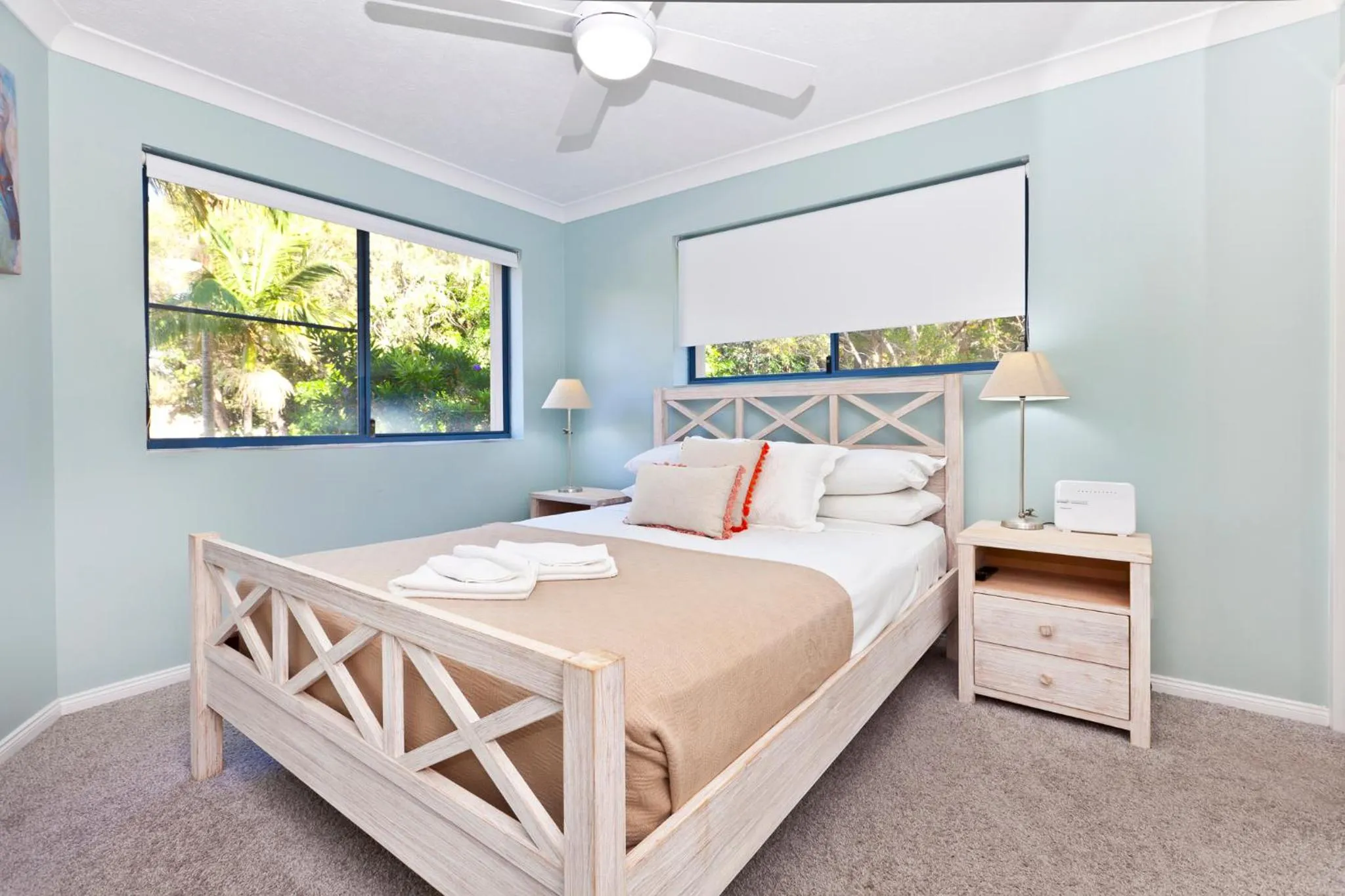 Bed in Bella Mare Coolangatta Beachside Apartments