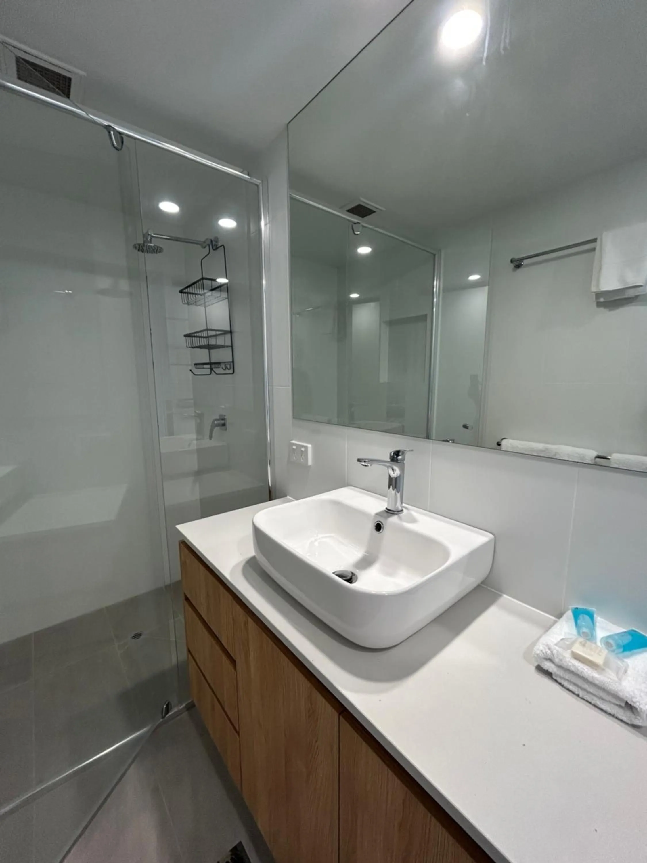 Shower in Bella Mare Coolangatta Beachside Apartments