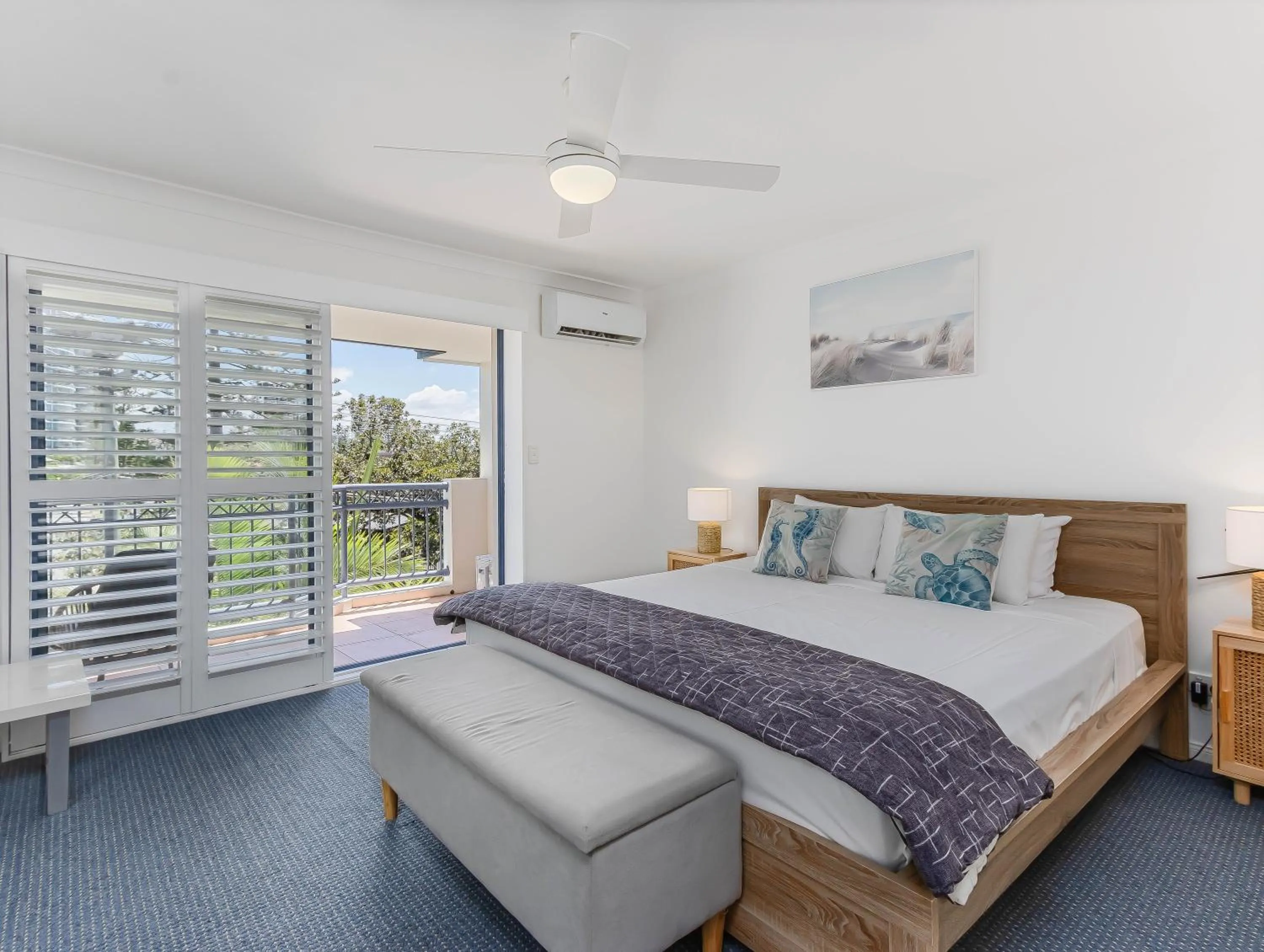Bed in Bella Mare Coolangatta Beachside Apartments