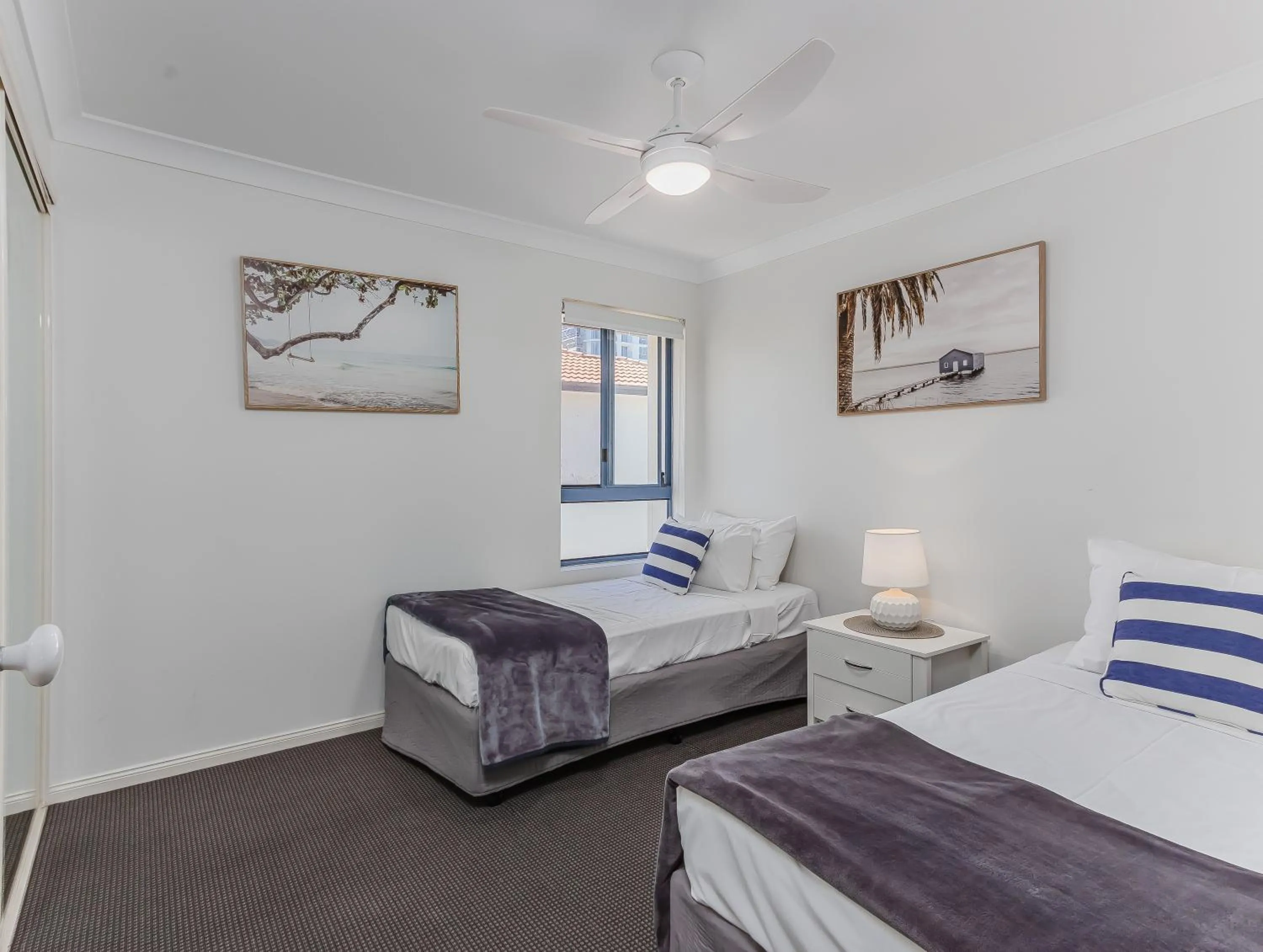 Bed in Bella Mare Coolangatta Beachside Apartments
