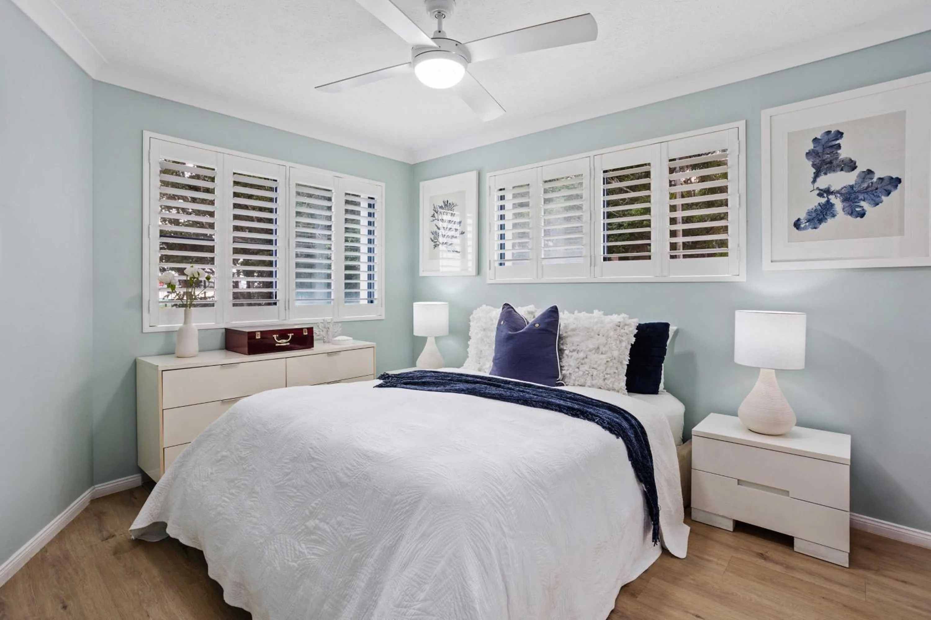 Bed in Bella Mare Coolangatta Beachside Apartments