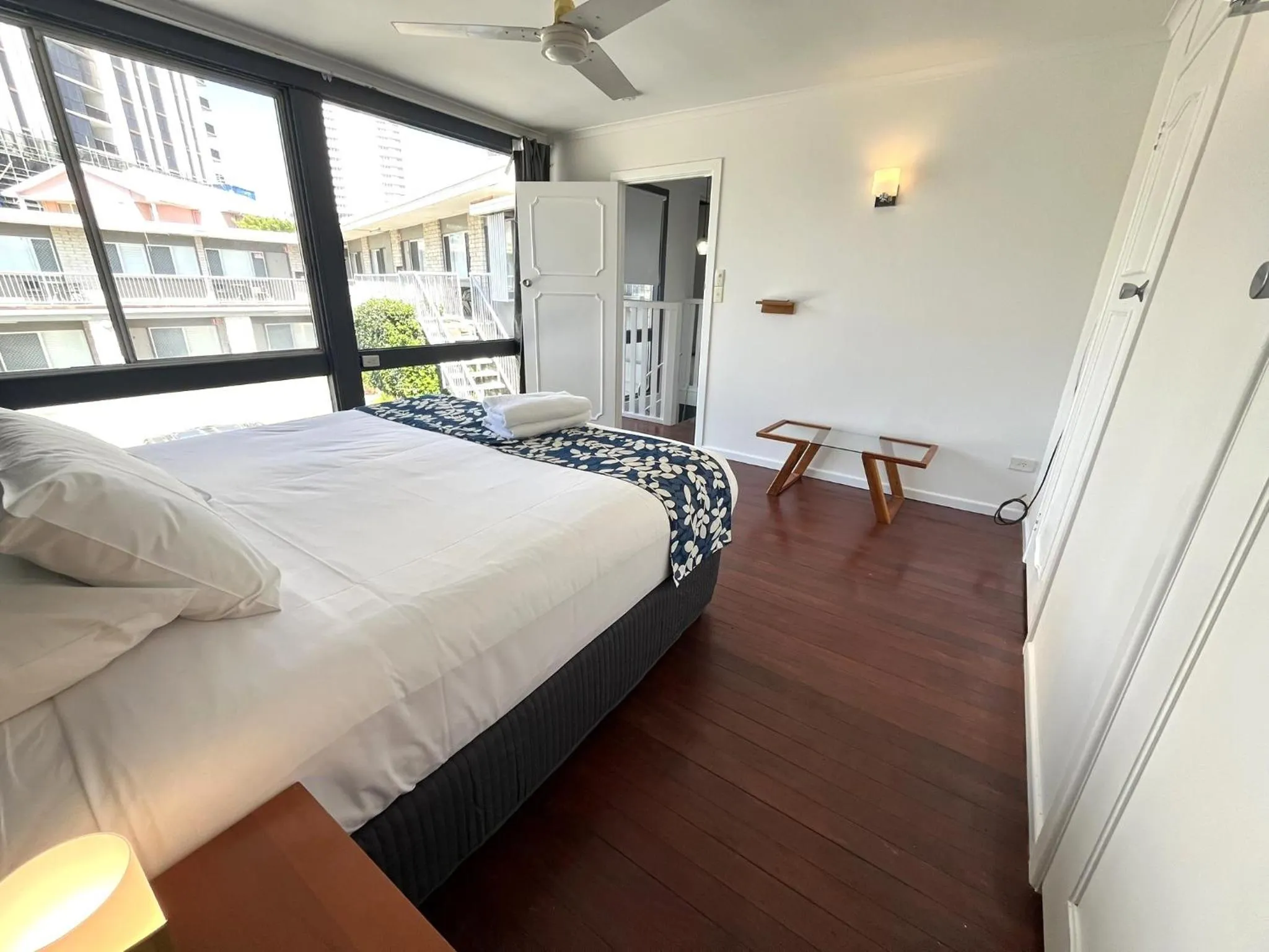 Bed in Tropicana Motel