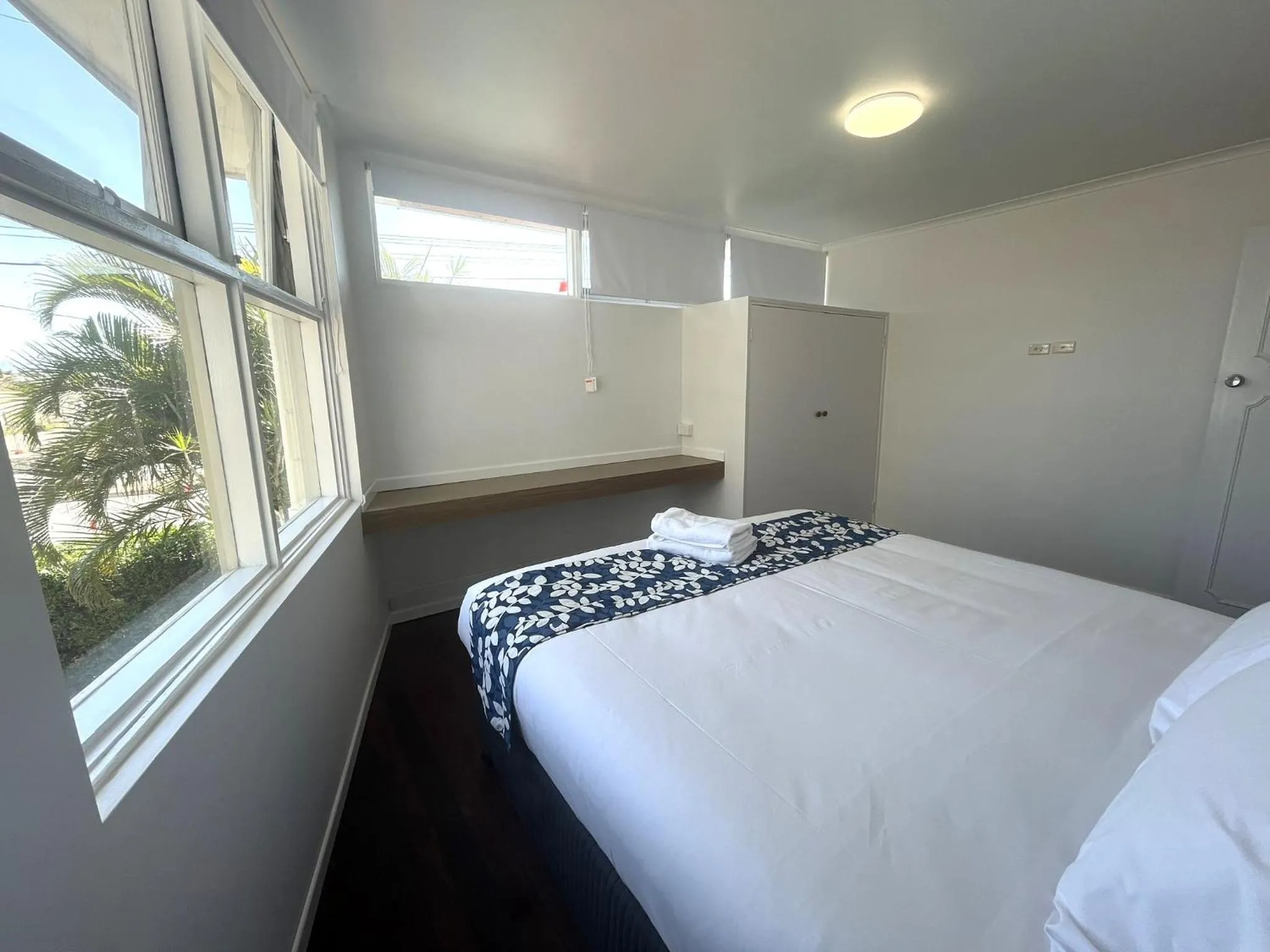 Bed in Tropicana Motel