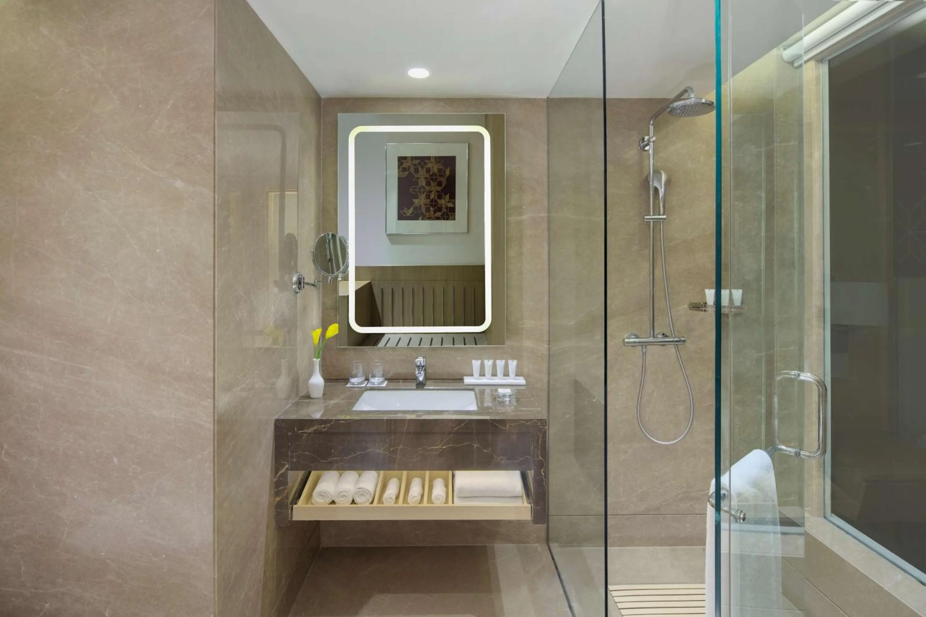 Bathroom in Radisson Gurugram Udyog Vihar