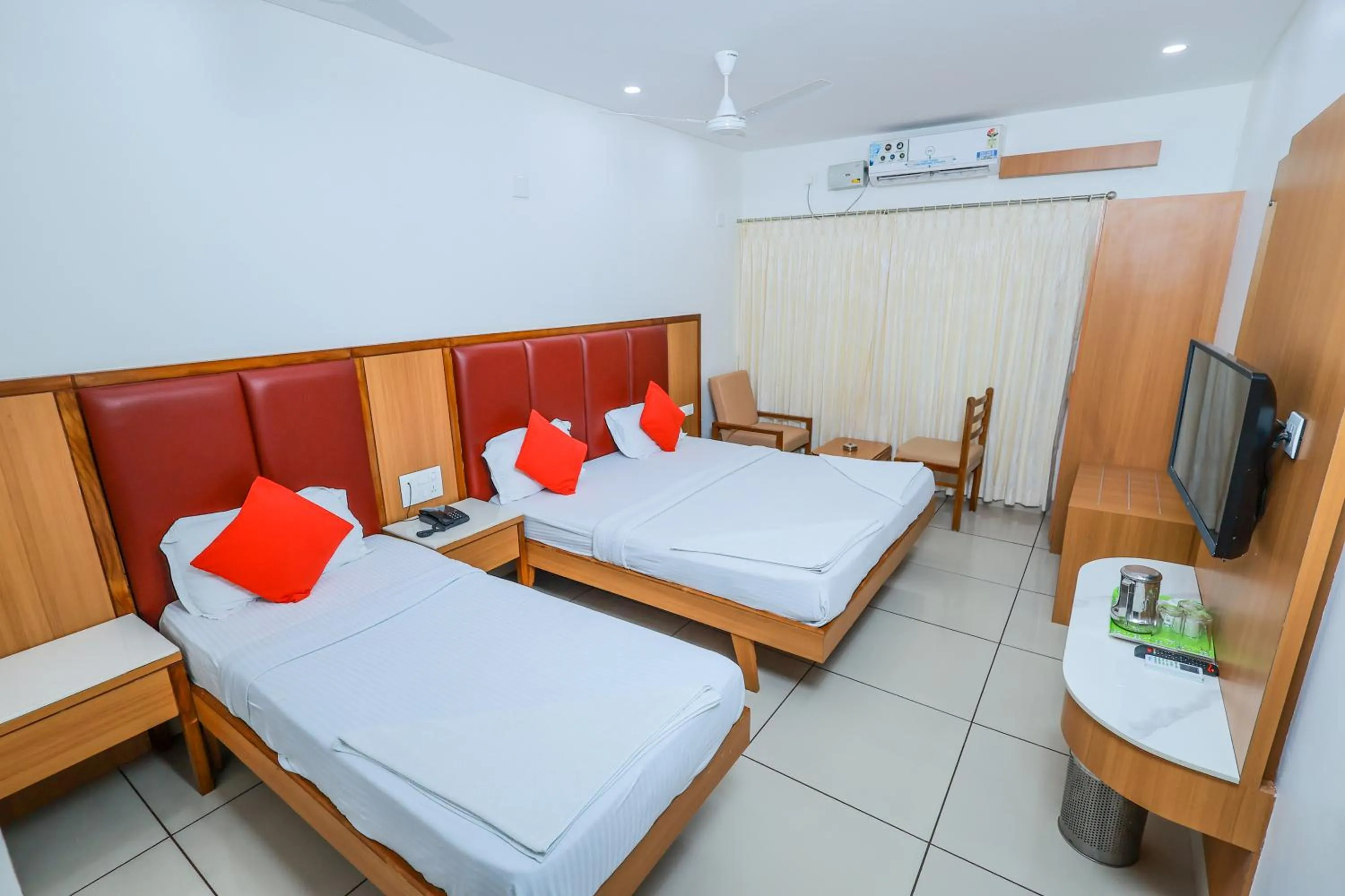 Bed in Hotel Janardana