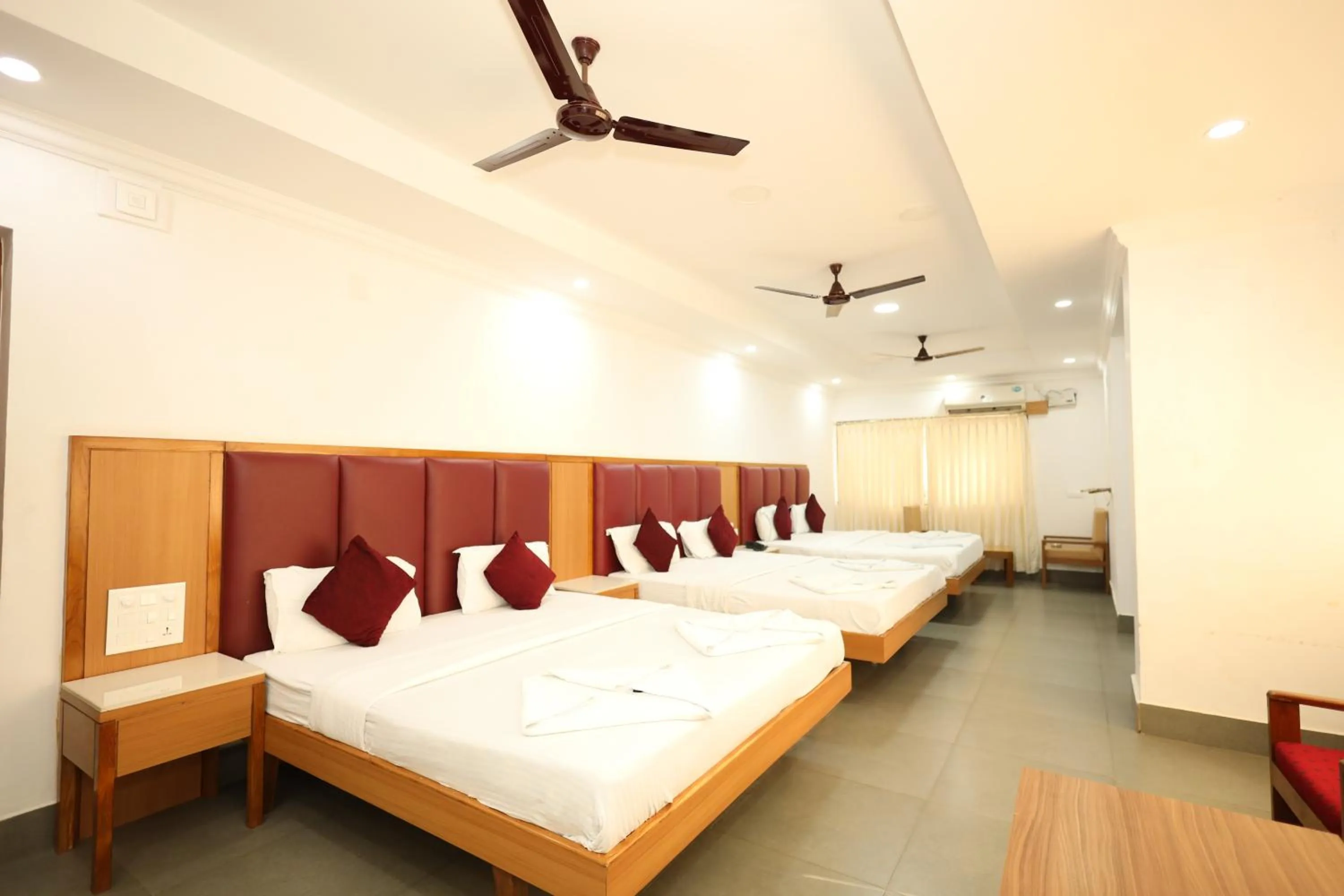 Bed in Hotel Janardana