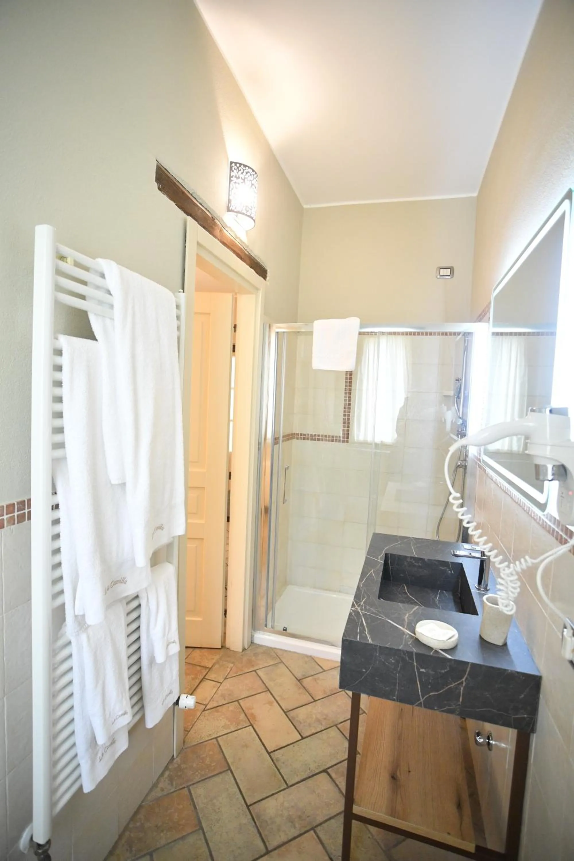 Bathroom in Agriturismo La Camilla