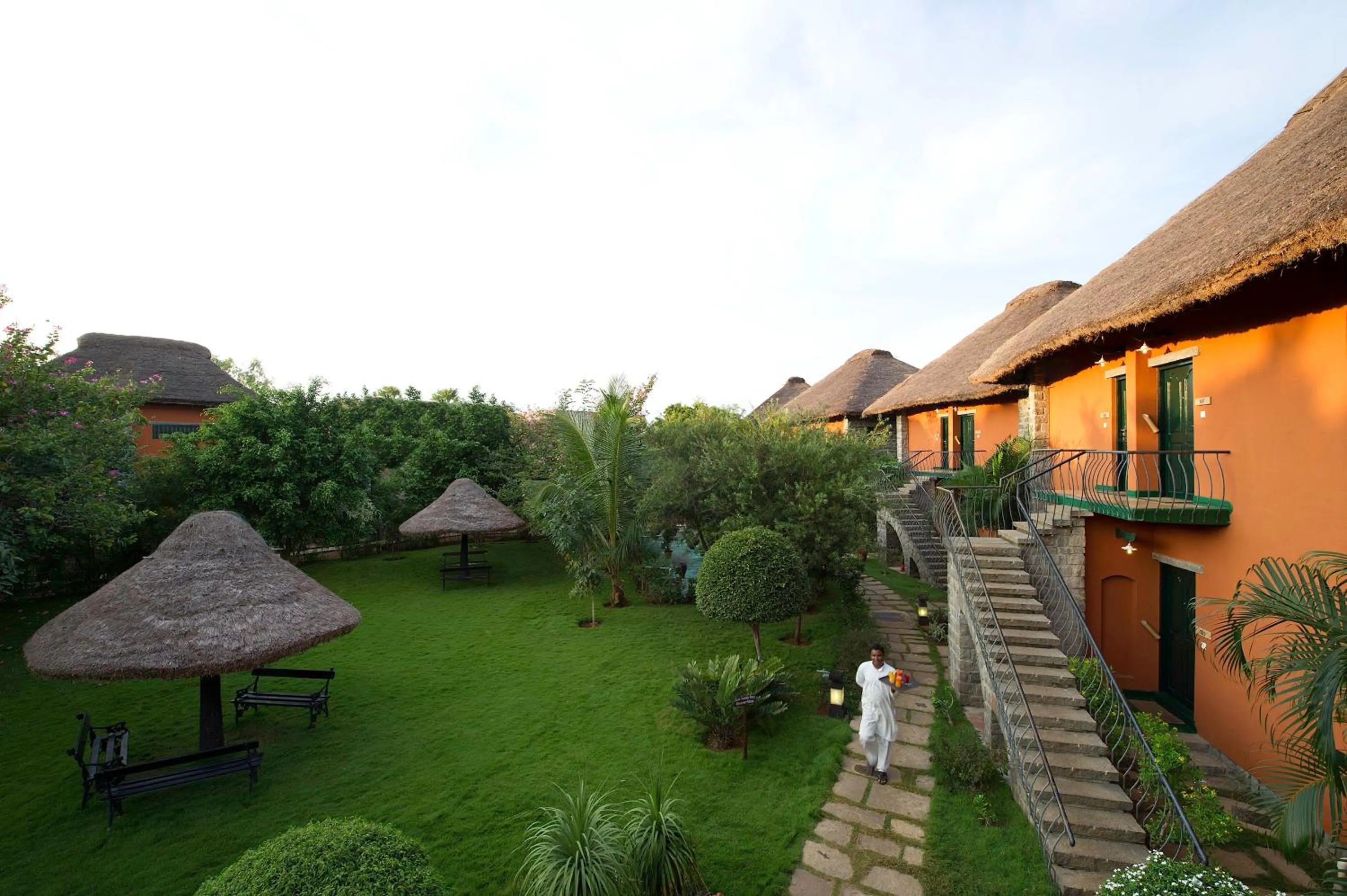Garden view in Halez Sparsa Thiruvannamalai