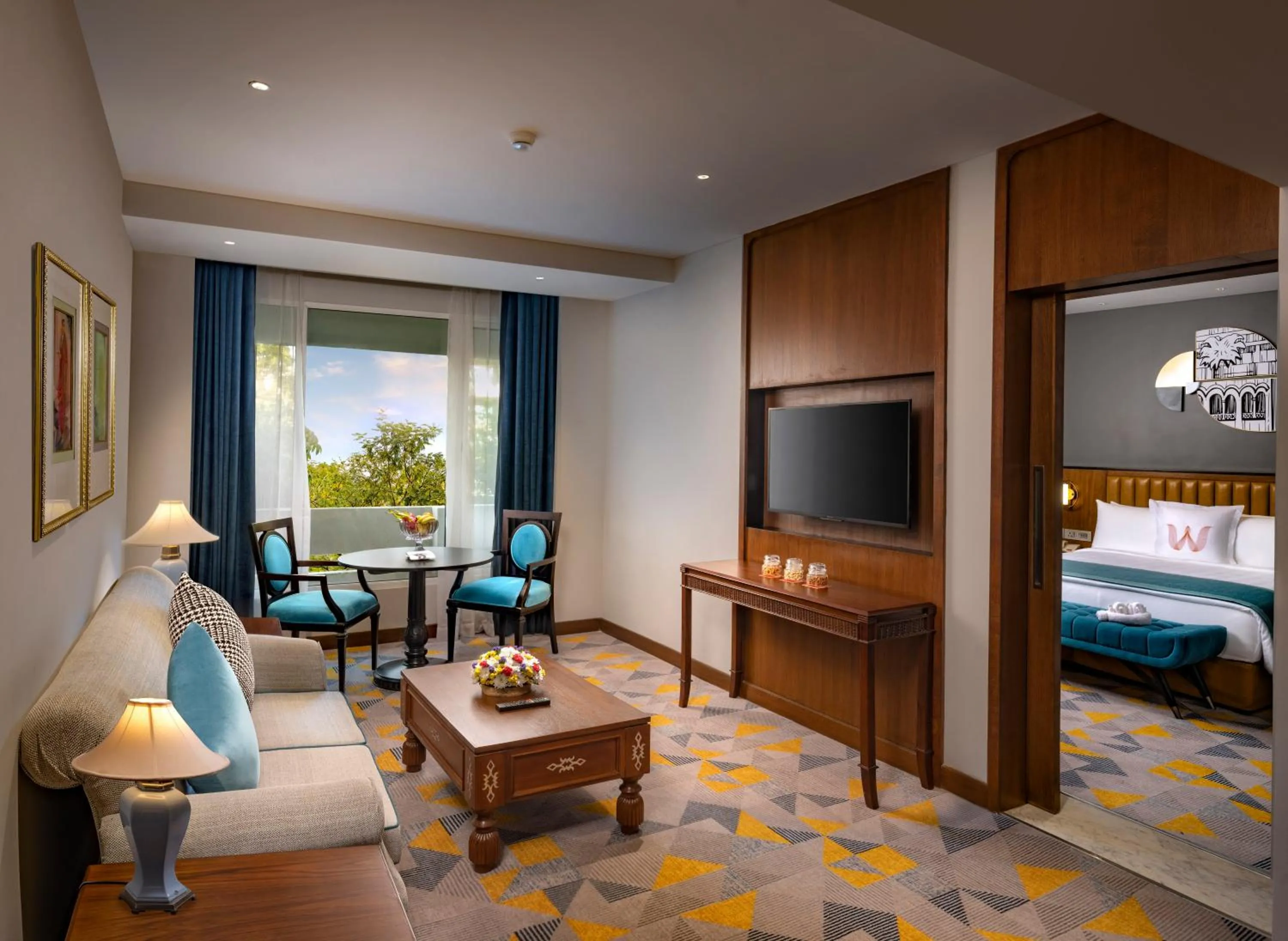 Living room, Bed in Welcomhotel by ITC Hotels, Cathedral Road, Chennai