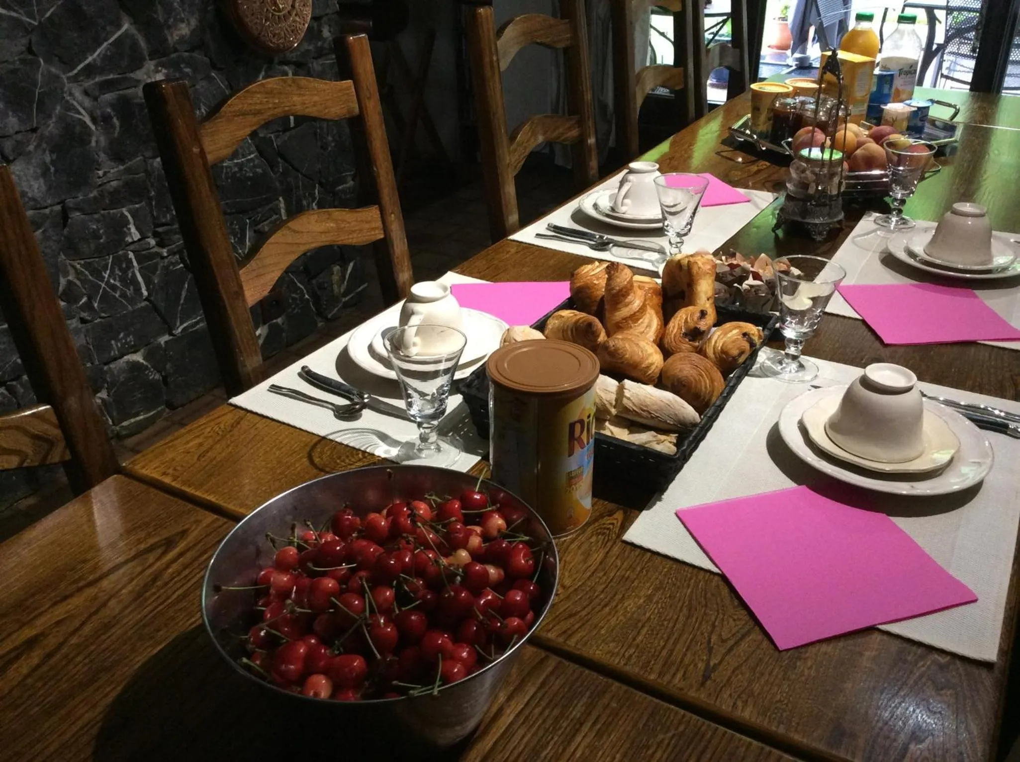 Food and drinks in Demeure d'hôtes Les Irisynes