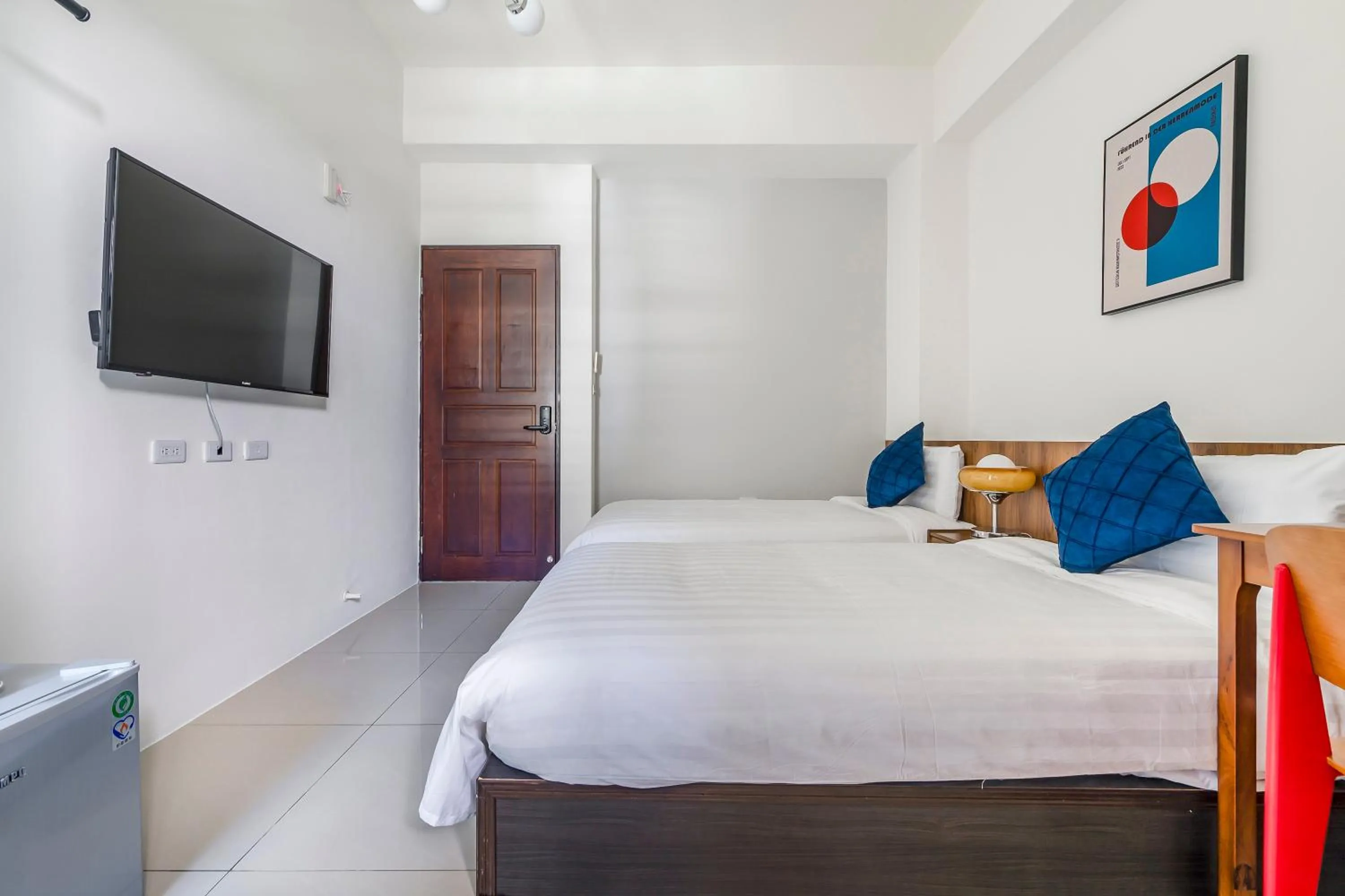 Bed in Oriental Blue Smart Stay