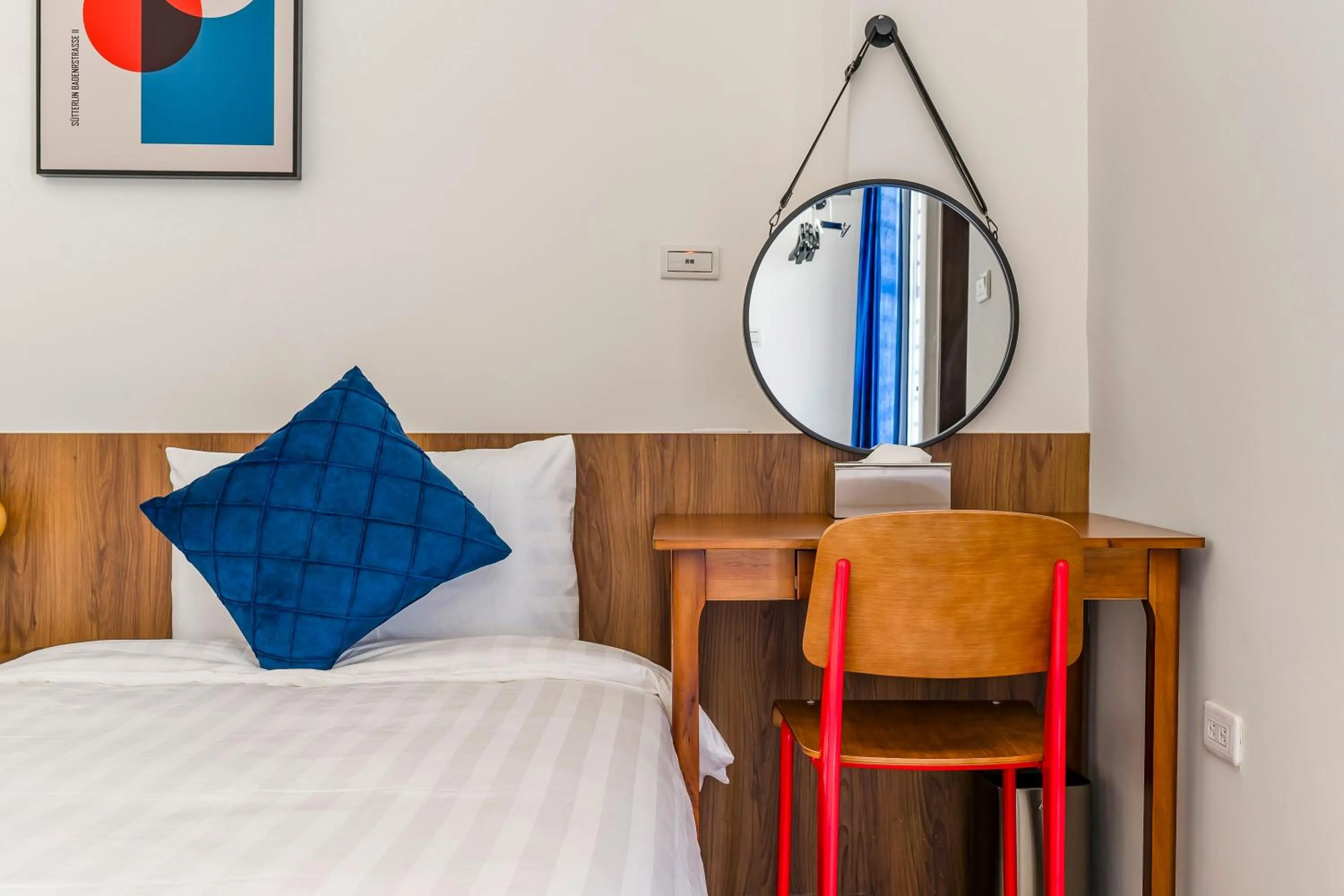 Bed in Oriental Blue Smart Stay