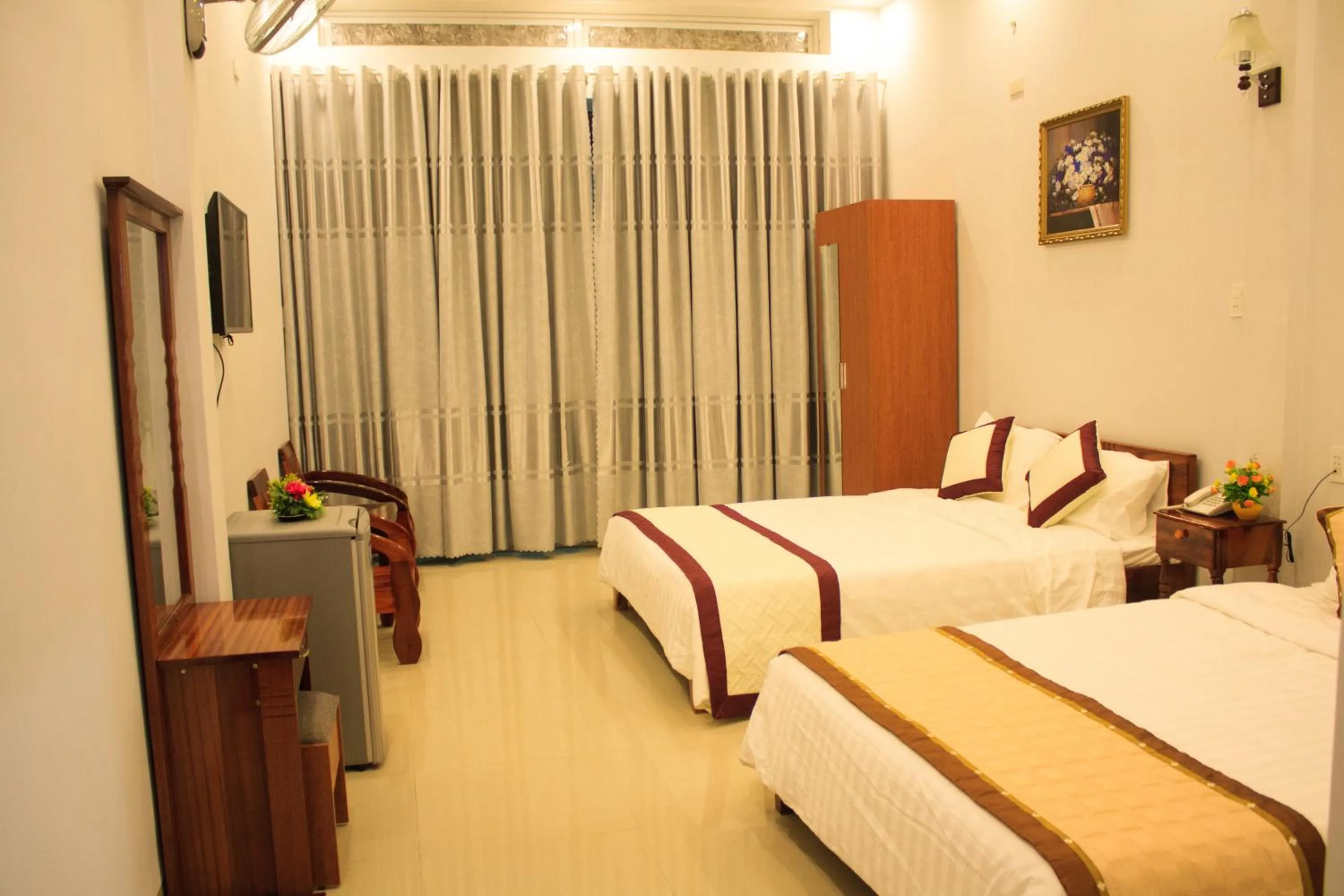 Bed in Mai Tra Hotel