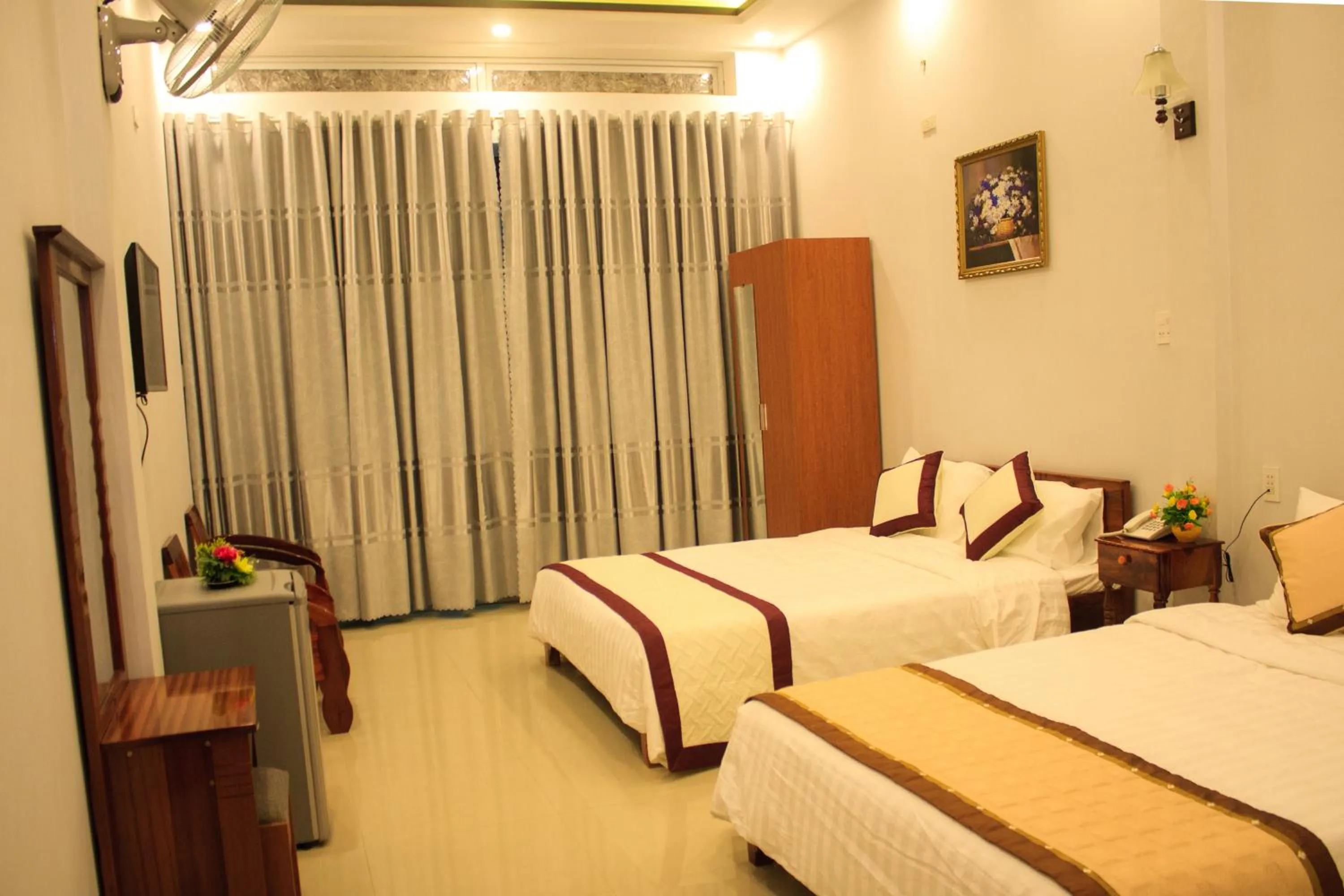 Bed in Mai Tra Hotel