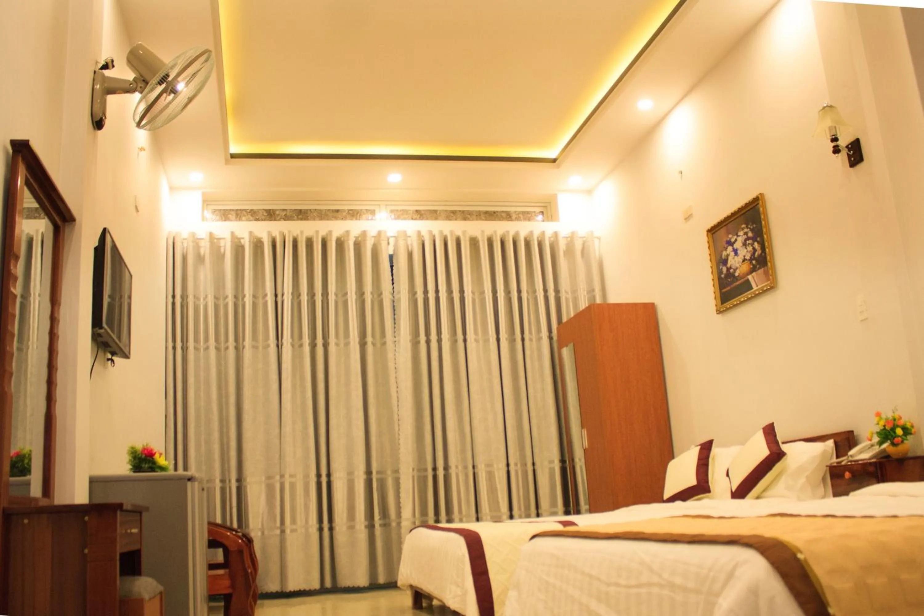 Bed in Mai Tra Hotel