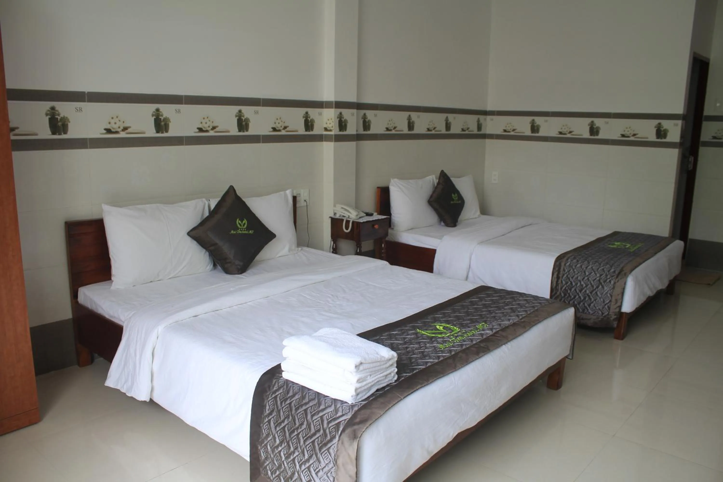 Bed in Mai Tra Hotel