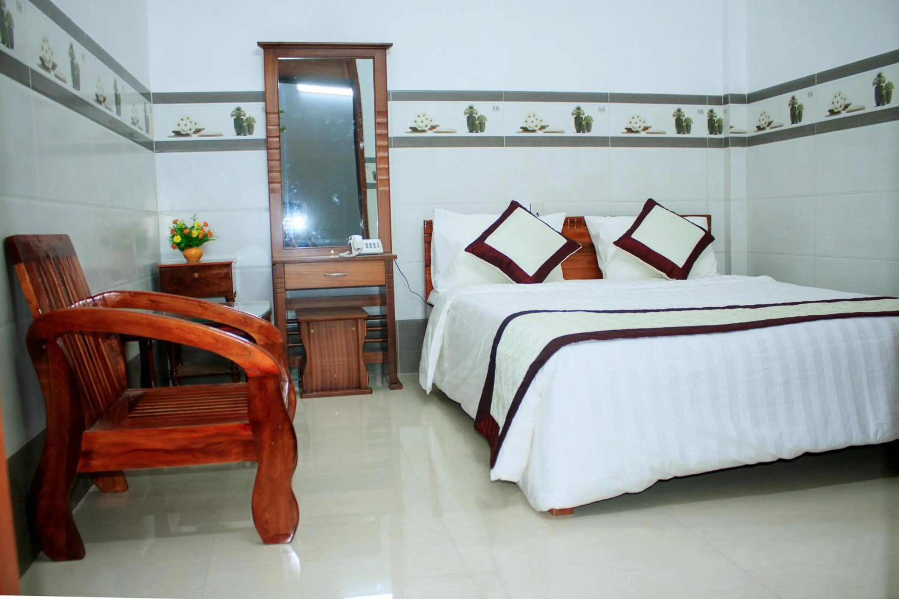 Bed in Mai Tra Hotel