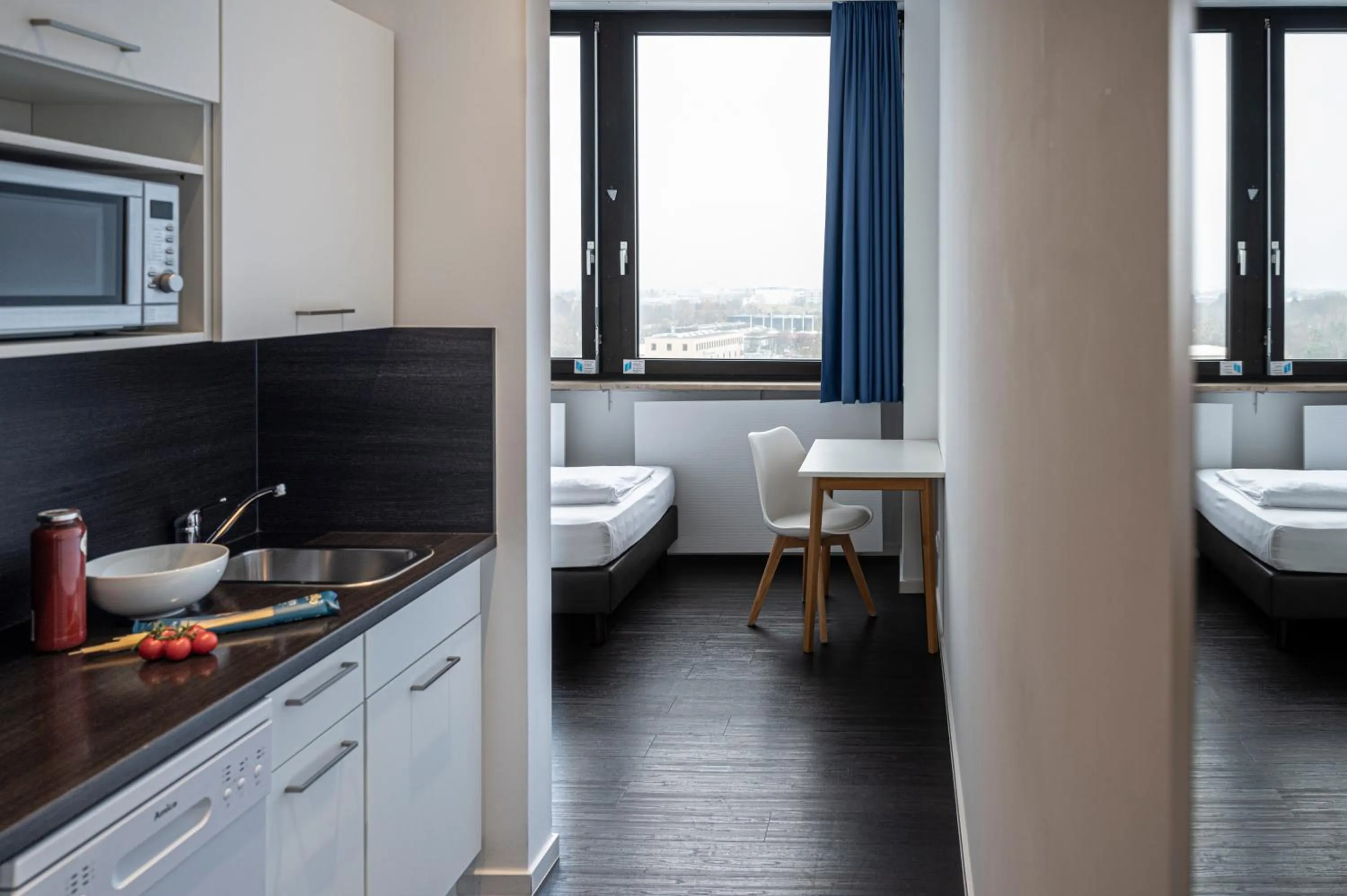 Bed in apartmenthaus international