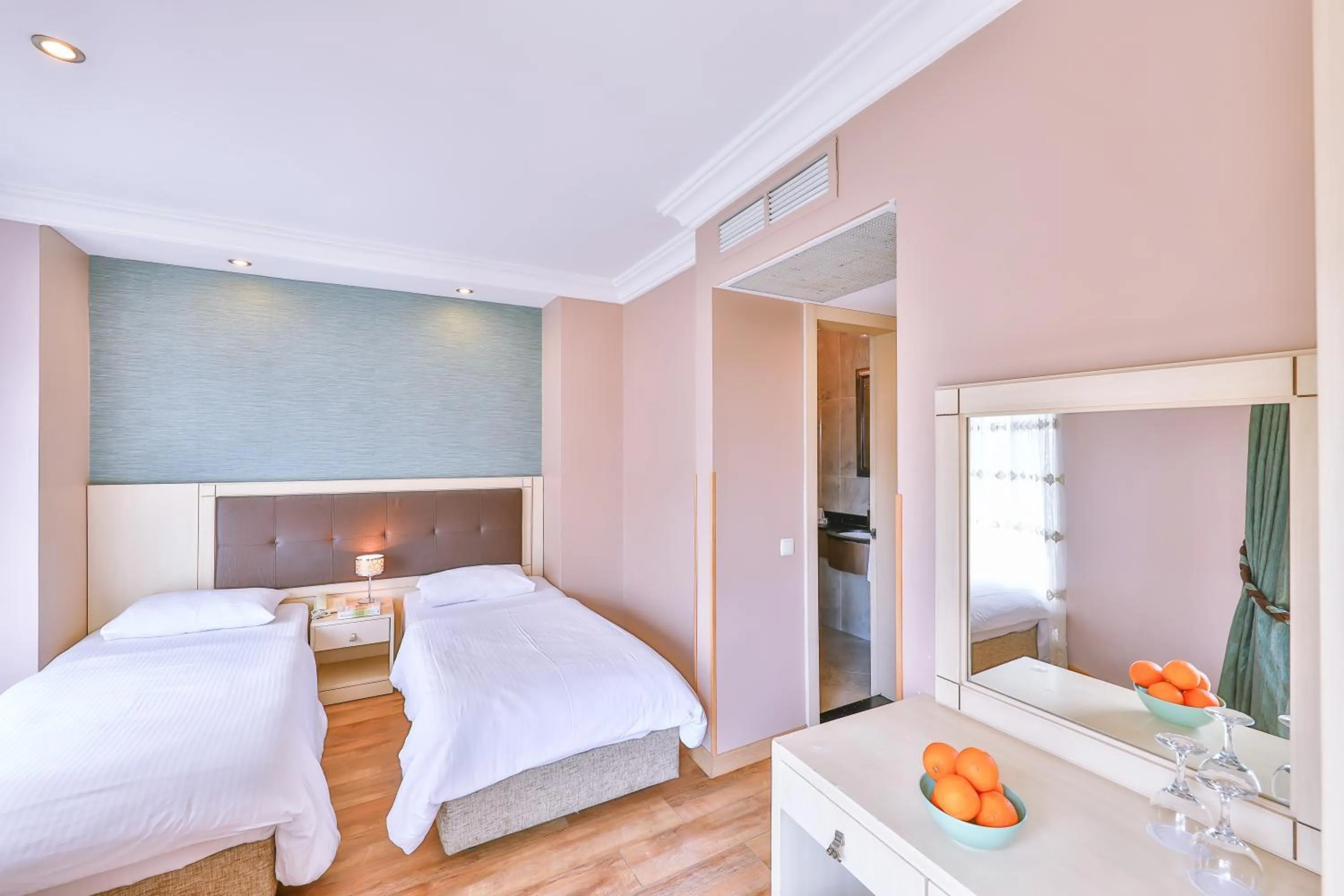 Bed in Buyukada Princess Hotel