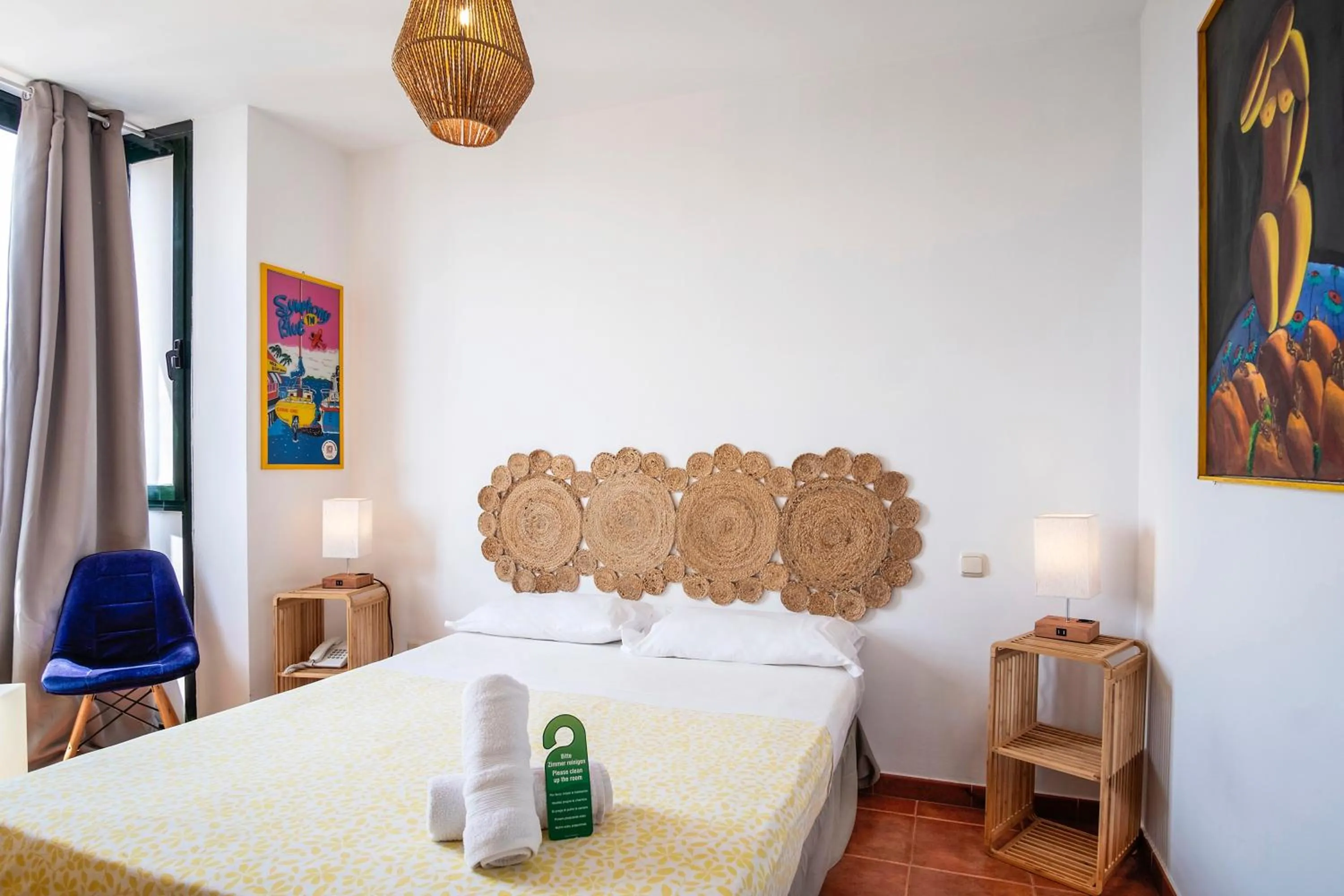 Bed in Hotel Doña Matilde