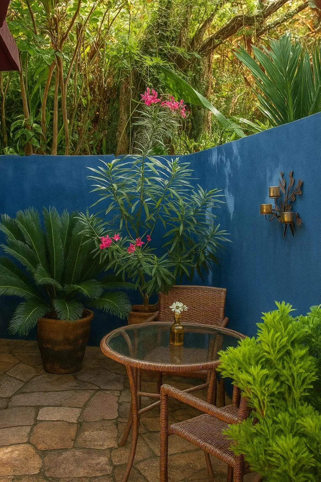 Patio in Pousada Maya
