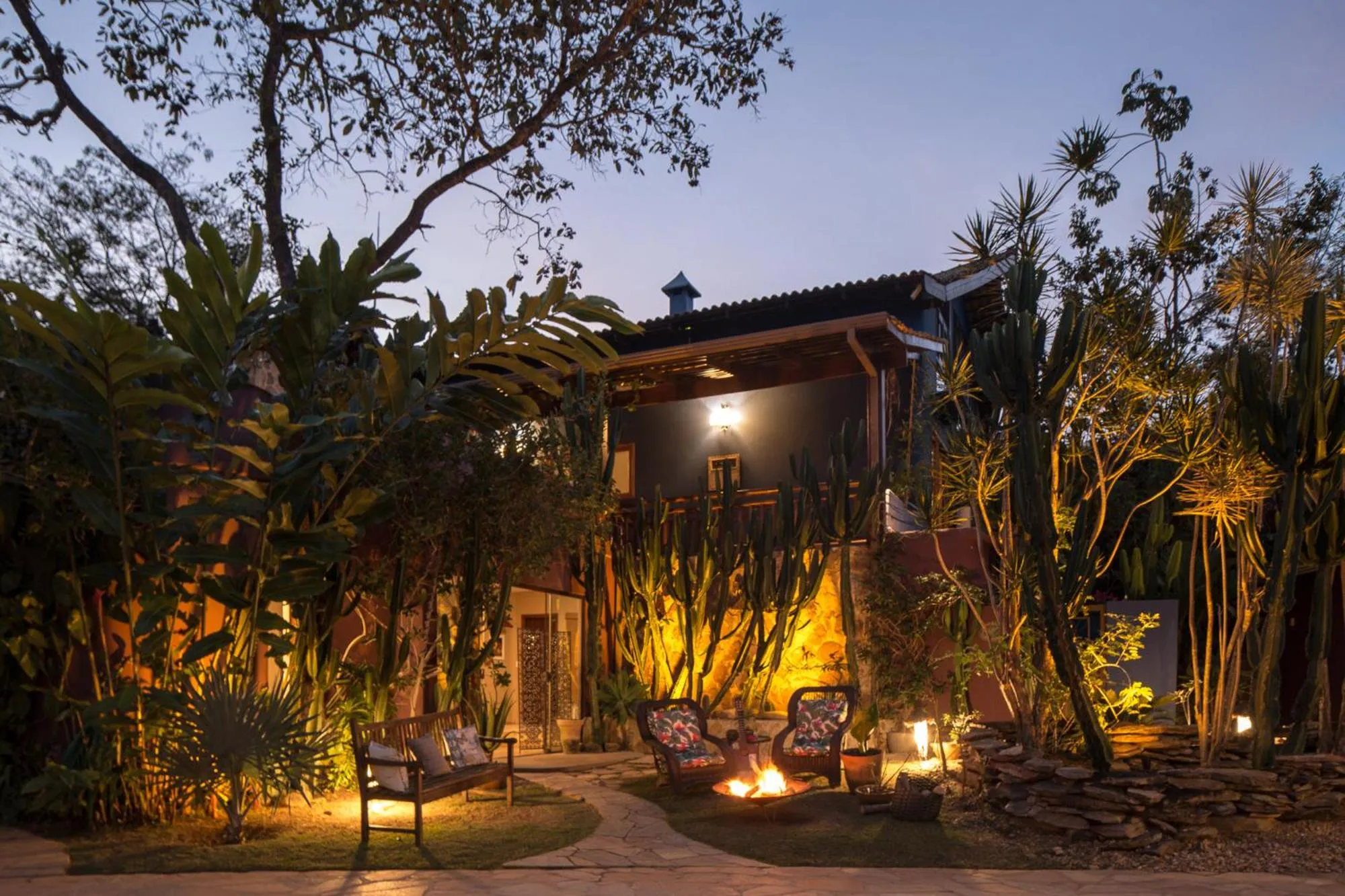 Patio in Pousada Maya