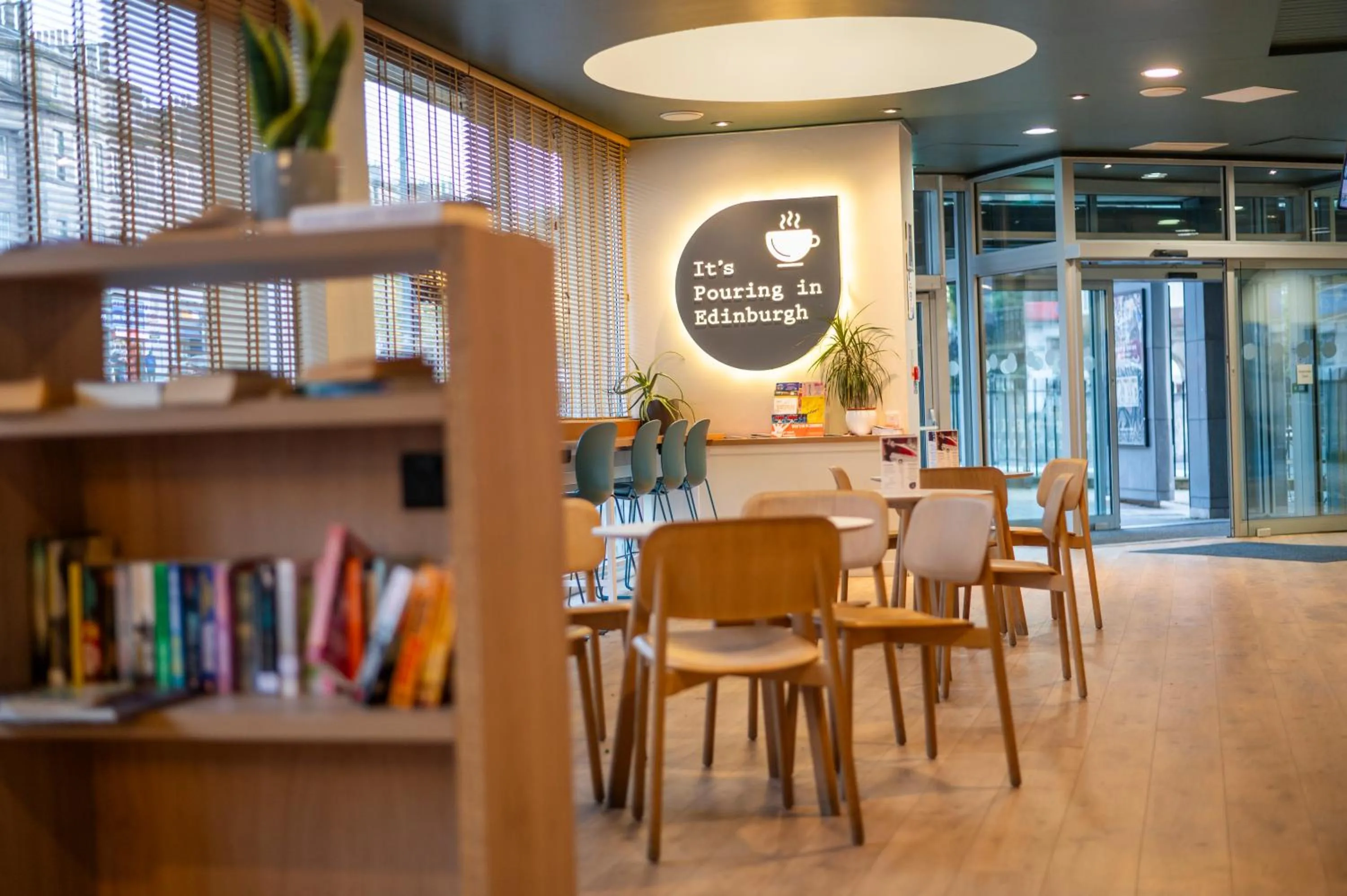 Seating area in Edinburgh Central Accommodation