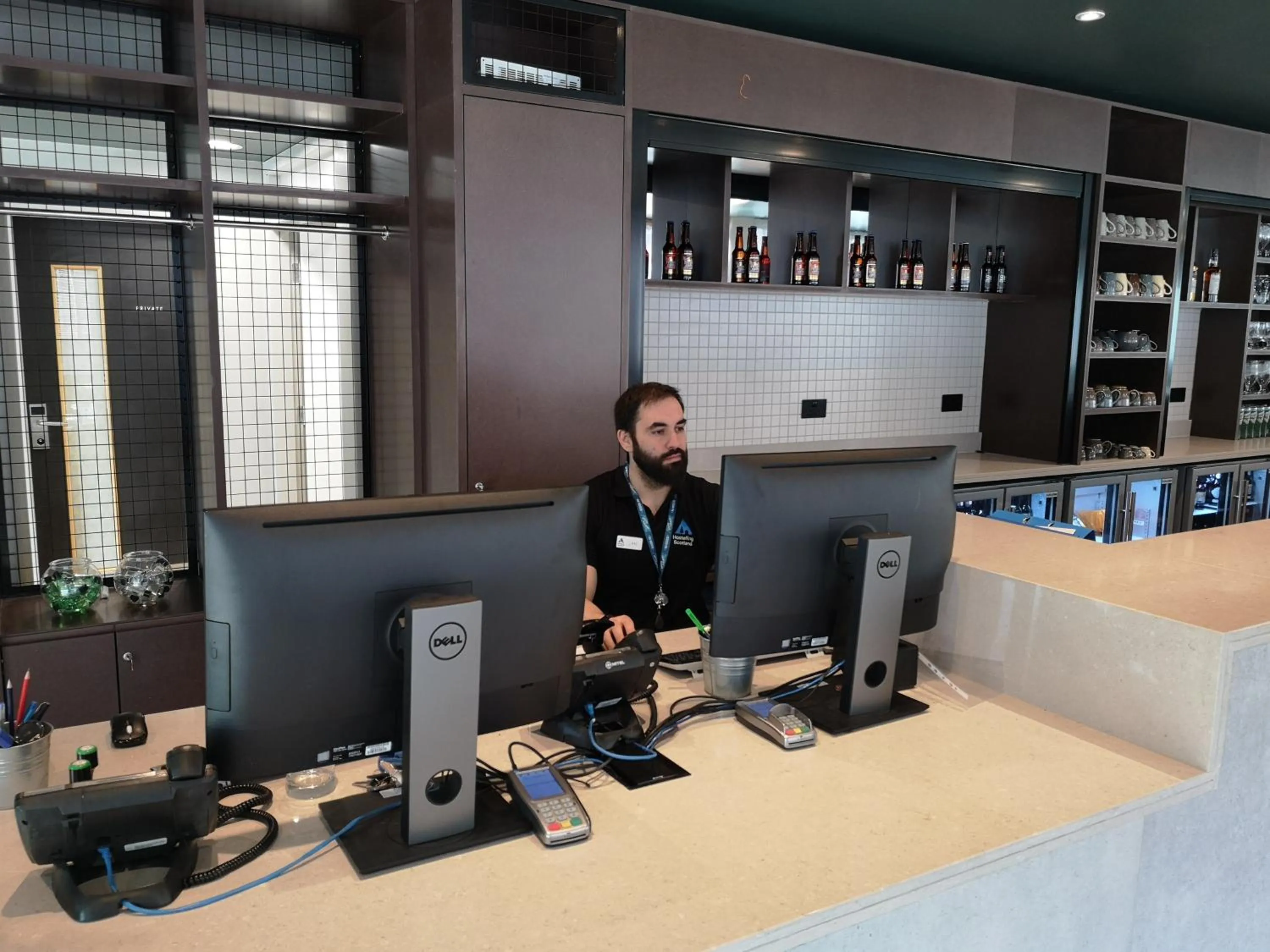 Lobby or reception in Edinburgh Central Accommodation