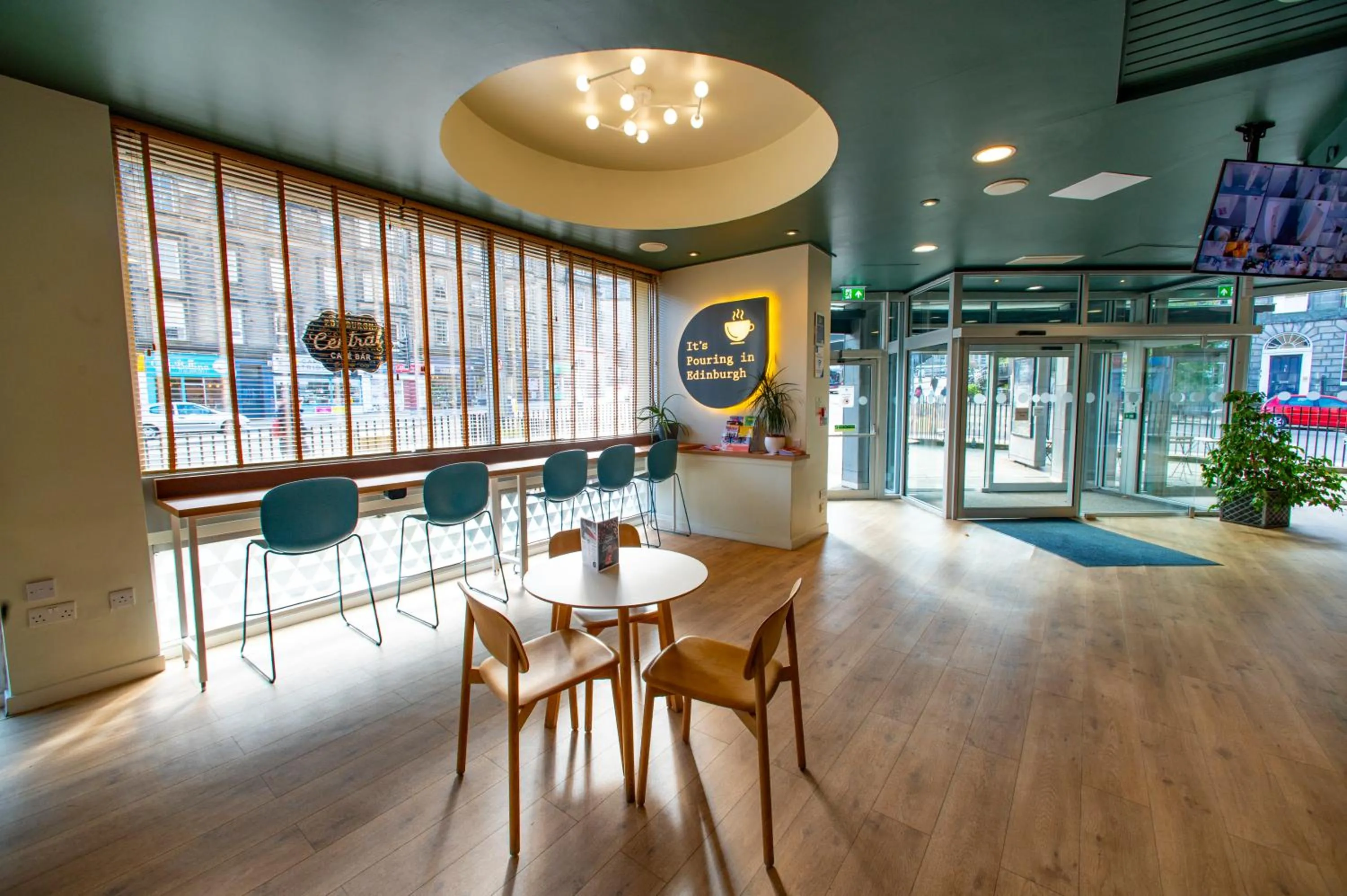 Seating area in Edinburgh Central Accommodation