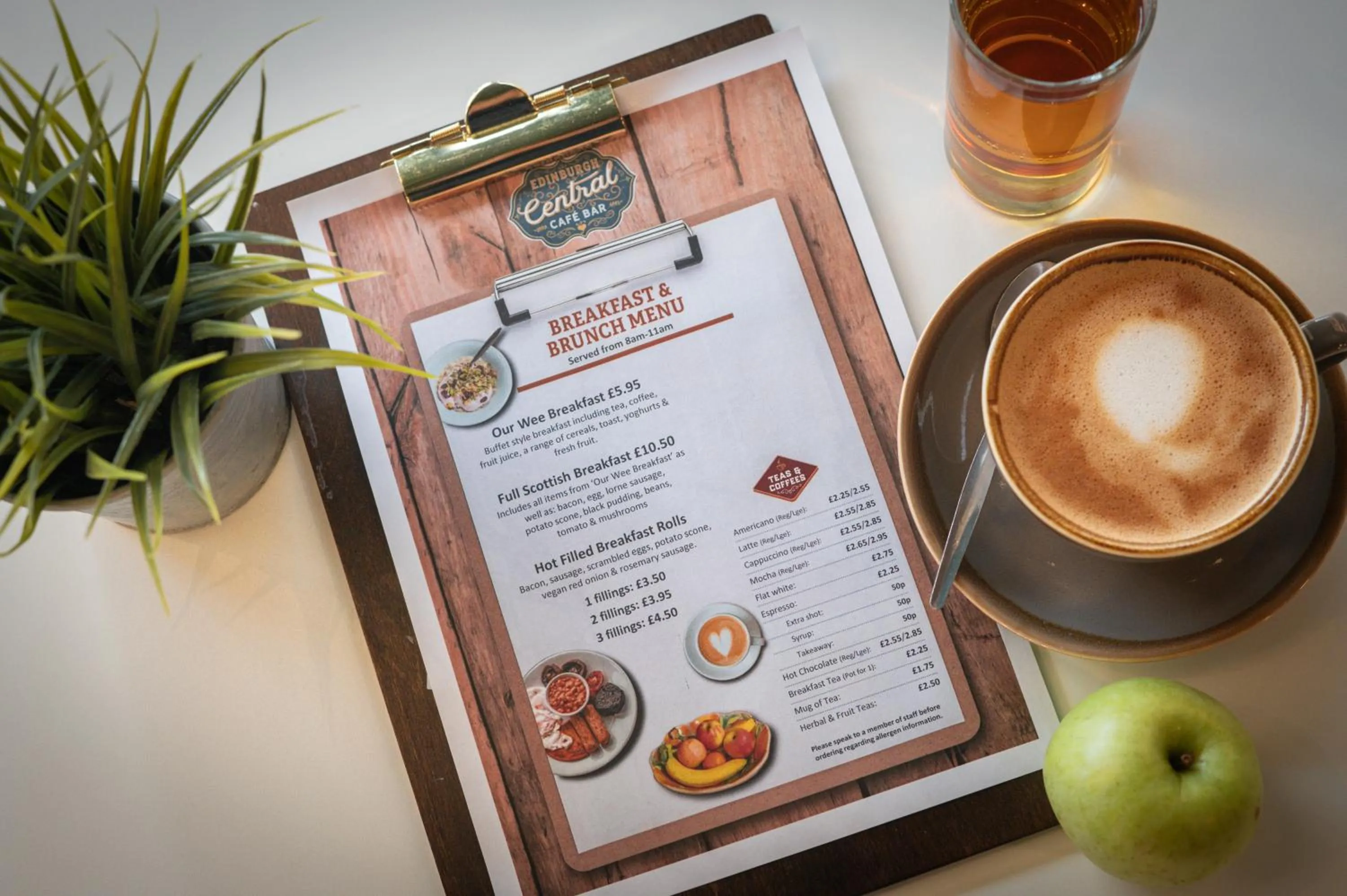 Restaurant/places to eat in Edinburgh Central Accommodation