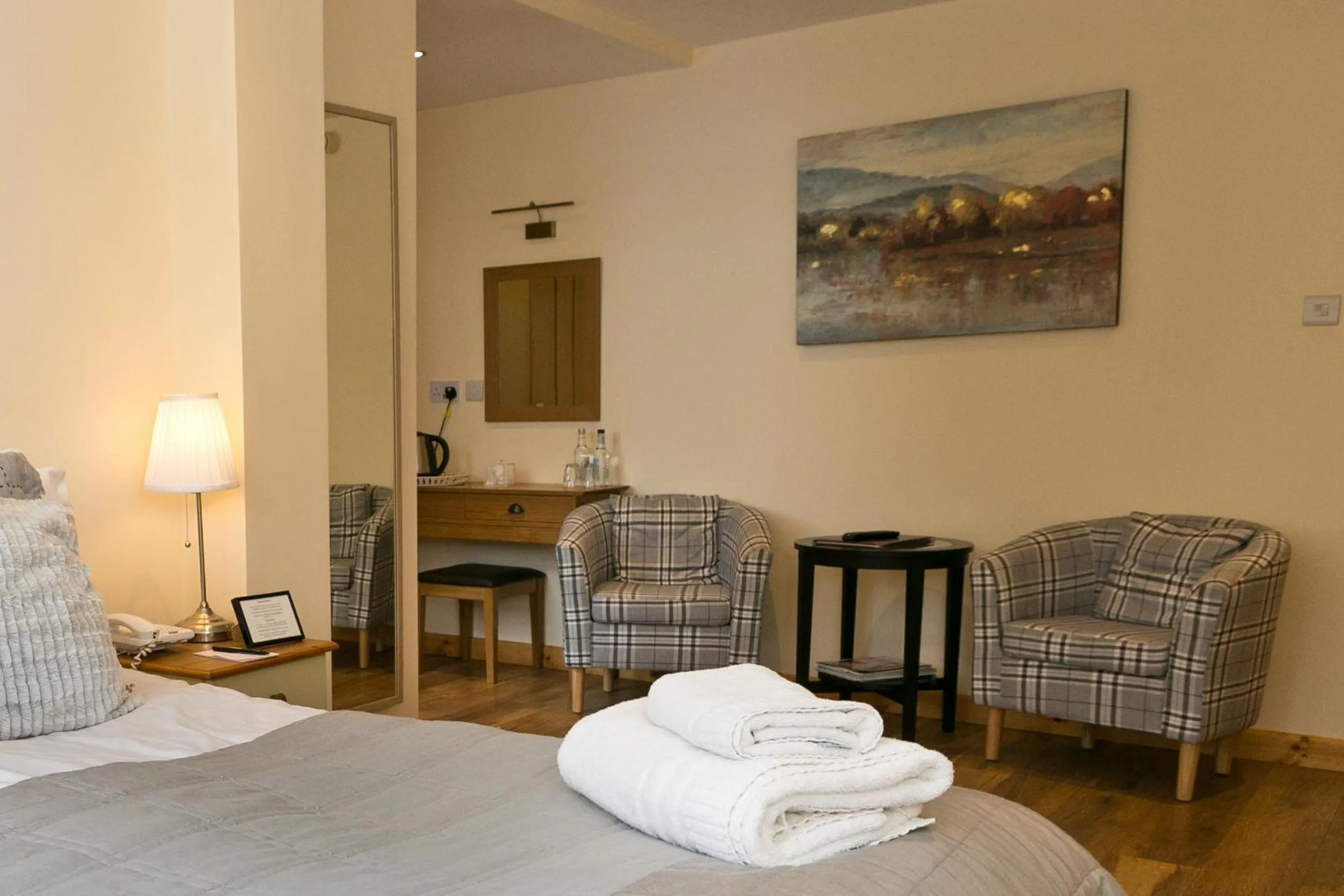 Bed in The Manor Hotel