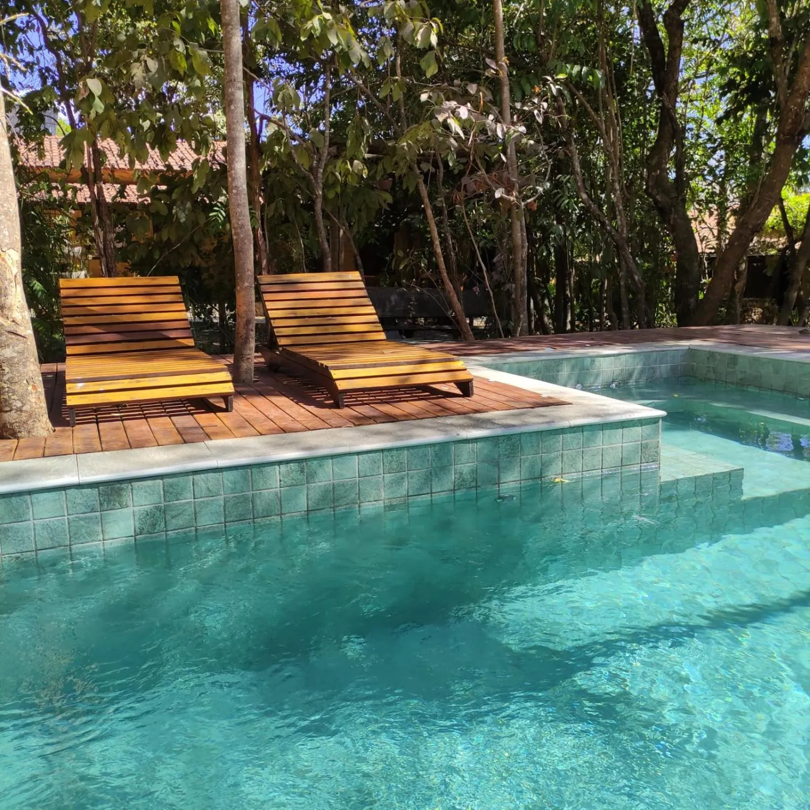 Swimming pool in TEMPLÁRIOS ECOVILLA Pousada