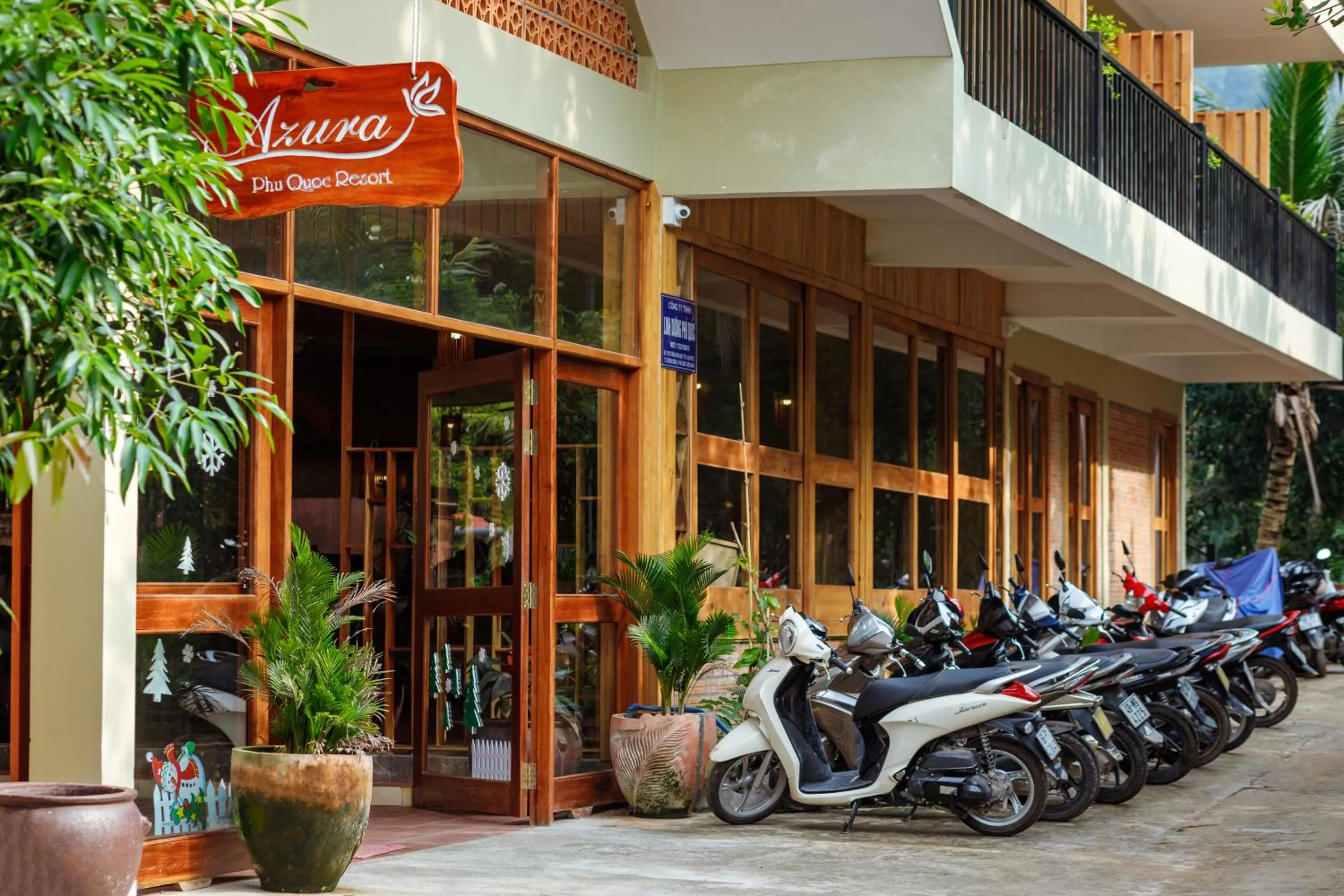 Facade/entrance in Azura Resort Phu Quoc
