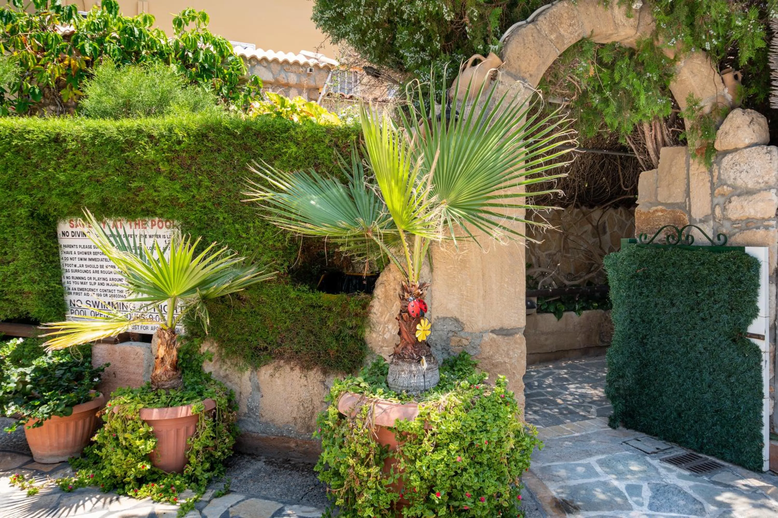 Property building in Apollonia Hotel Apartments