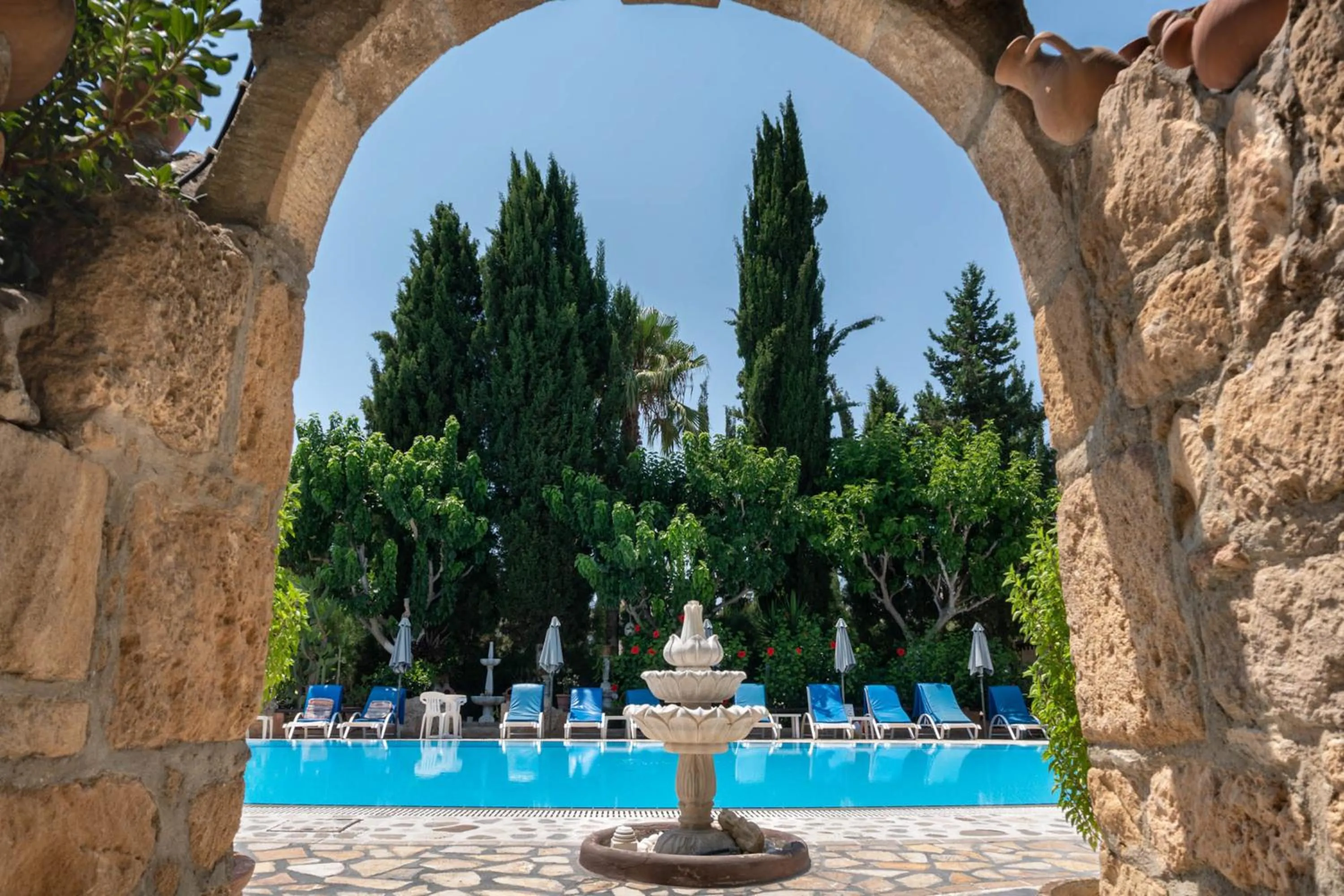 Property building in Apollonia Hotel Apartments