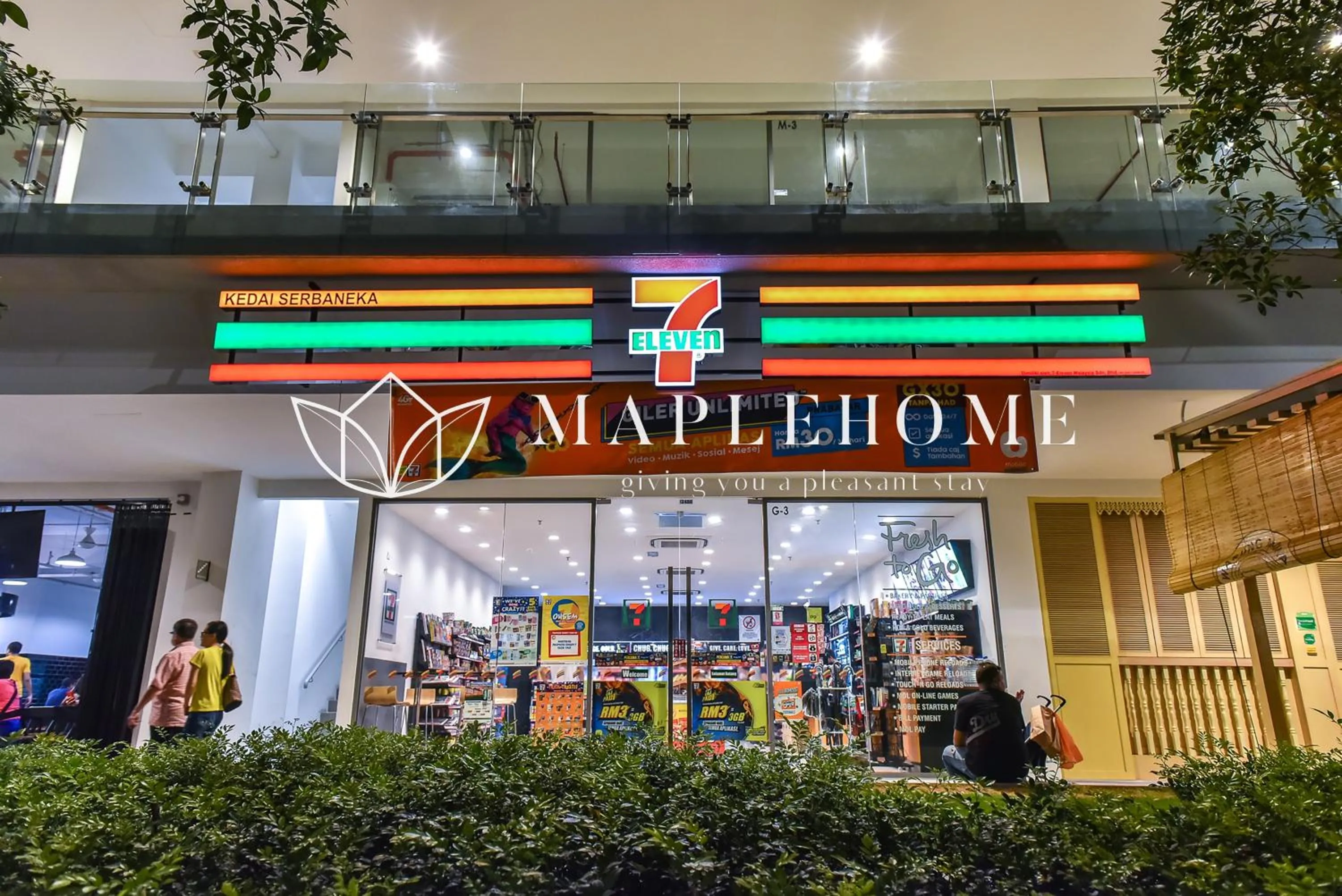 On-site shops in The Robertson Kuala Lumpur