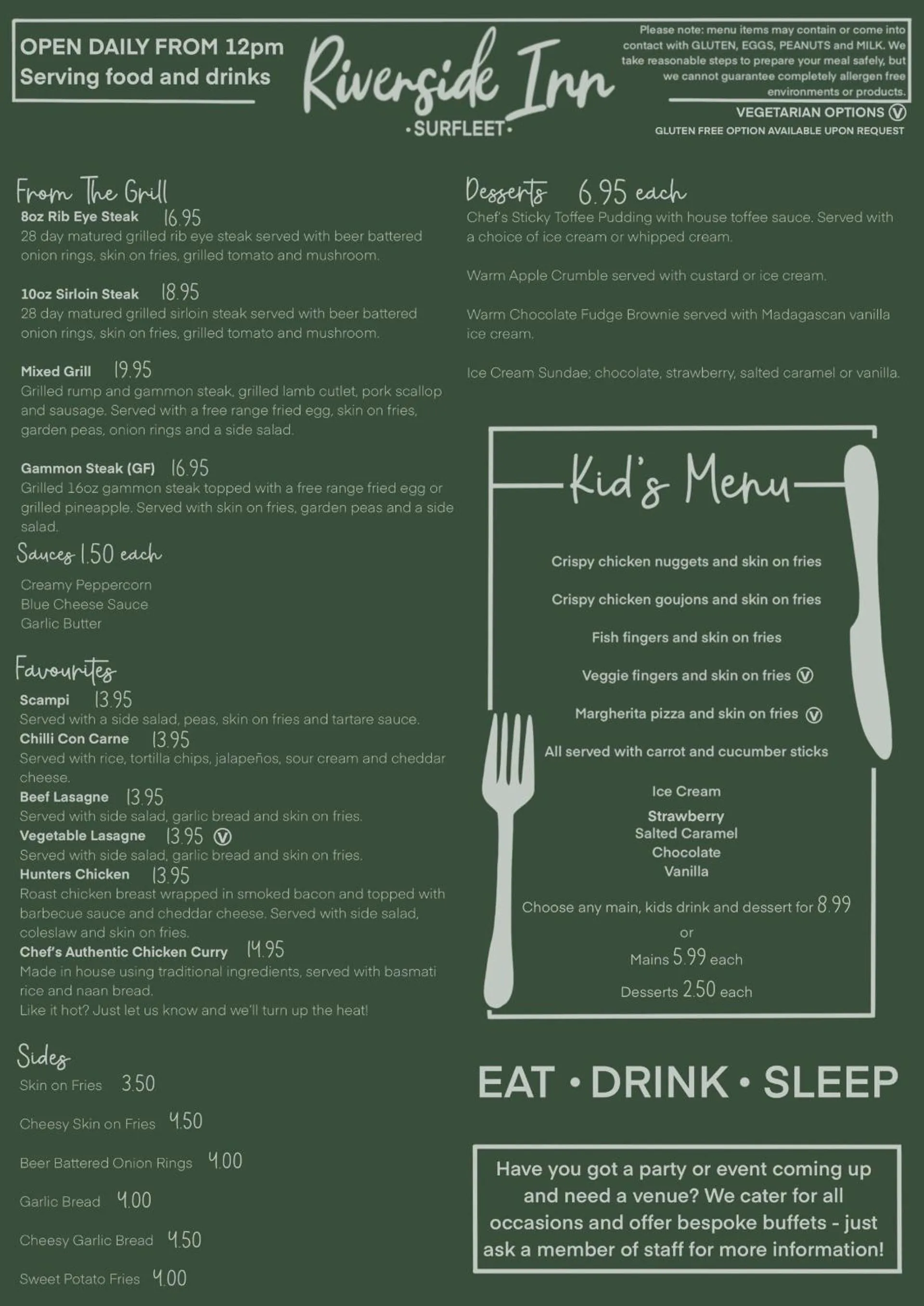 Food in The Riverside