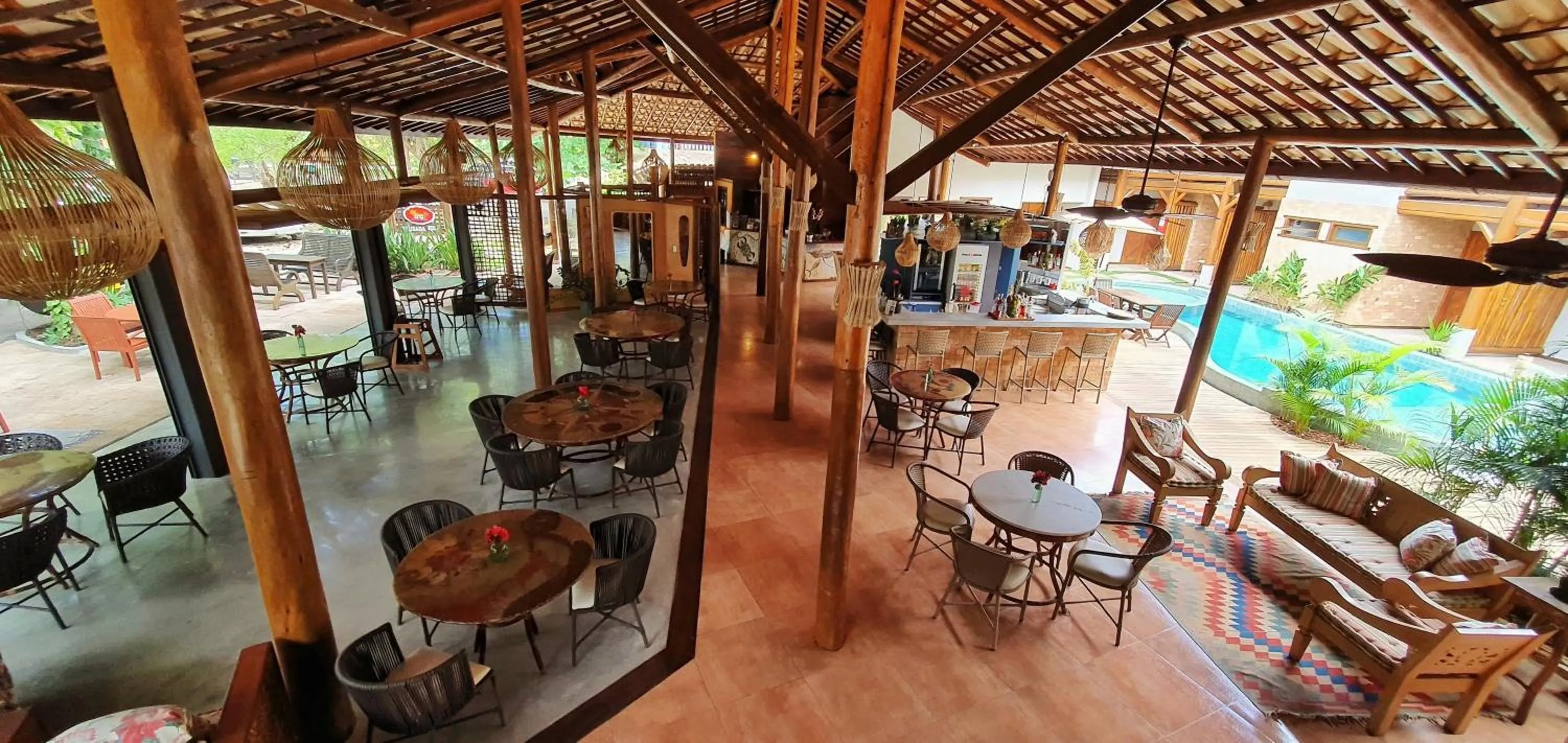 Restaurant/places to eat in Pousada Casa de Praia