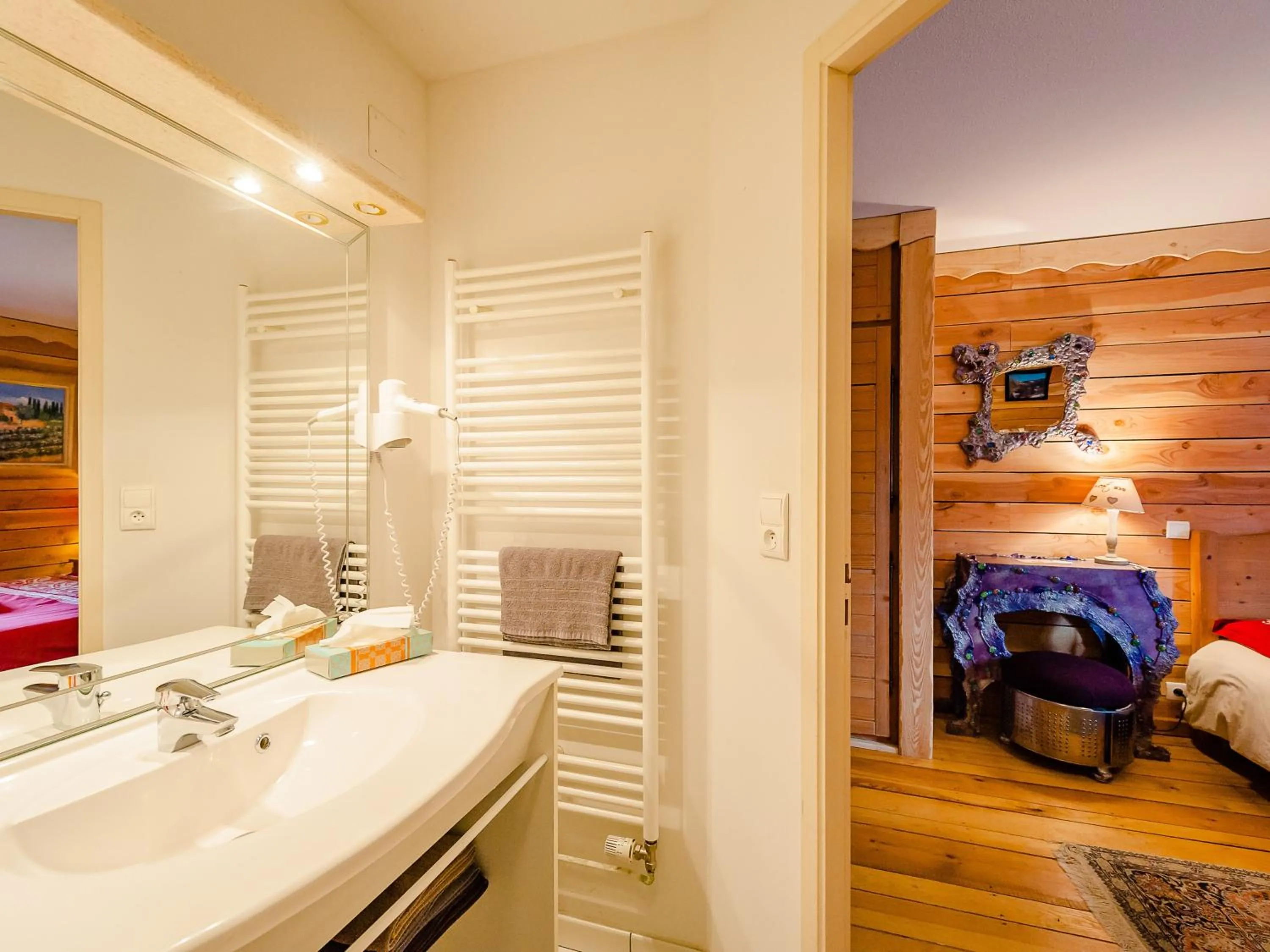 Bathroom in Auberge De Liezey