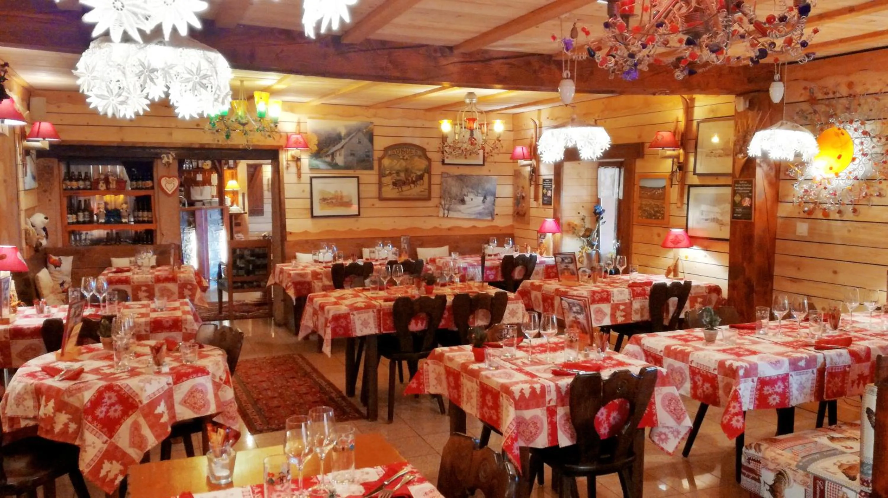 Dining area in Auberge De Liezey