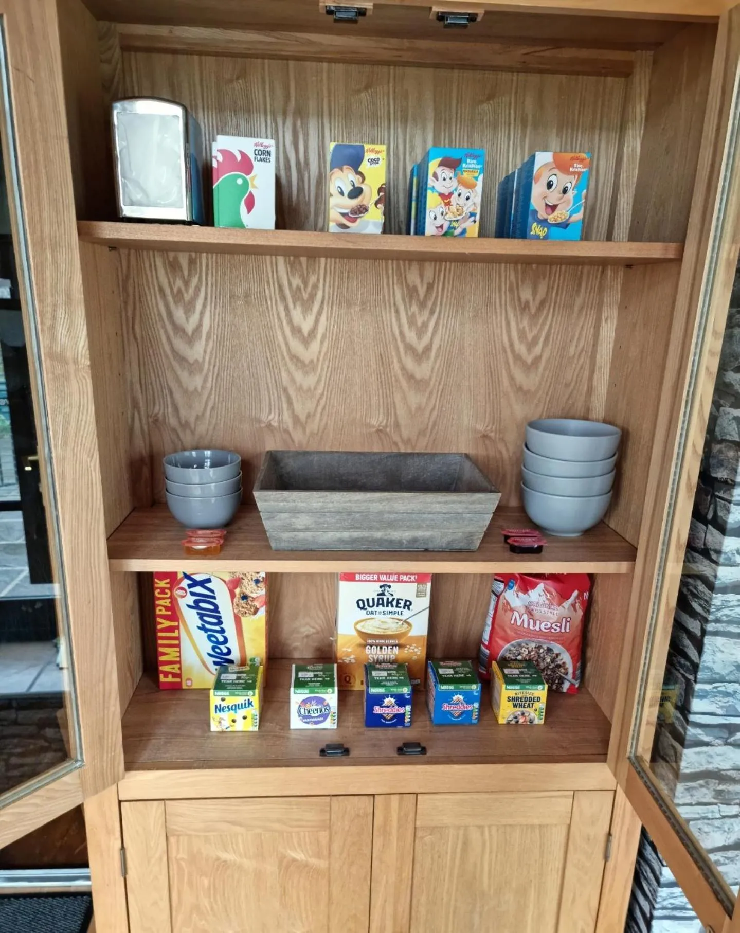 Breakfast in Castle Lodge - Brecon Beacons Accommodation