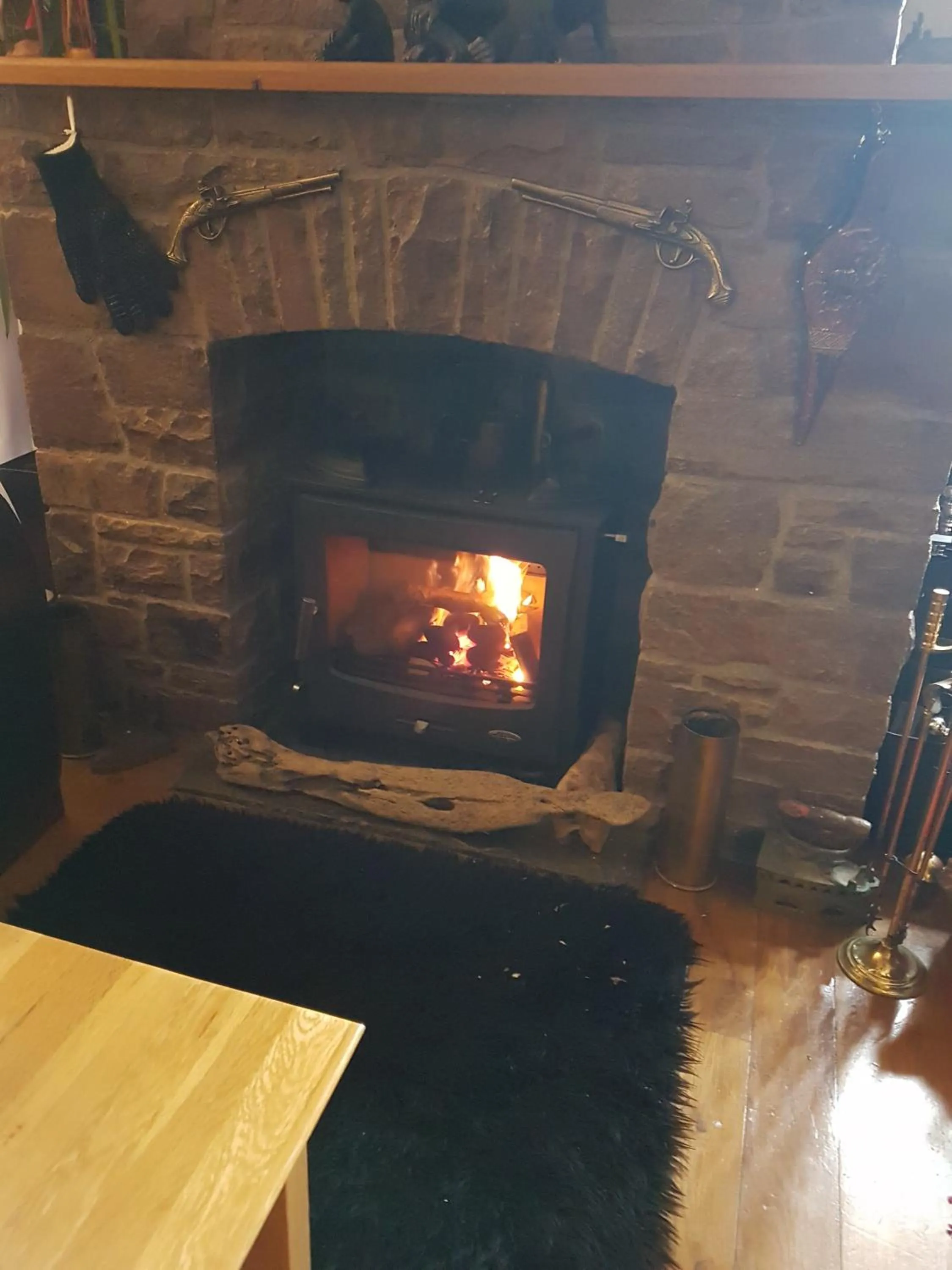 Communal lounge/ TV room in Castle Lodge - Brecon Beacons Accommodation