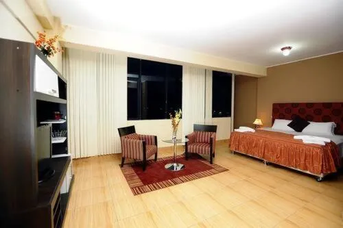 Bed in Hotel Puerto Amazonico