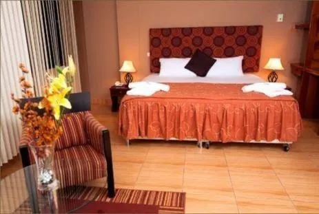Bed in Hotel Puerto Amazonico