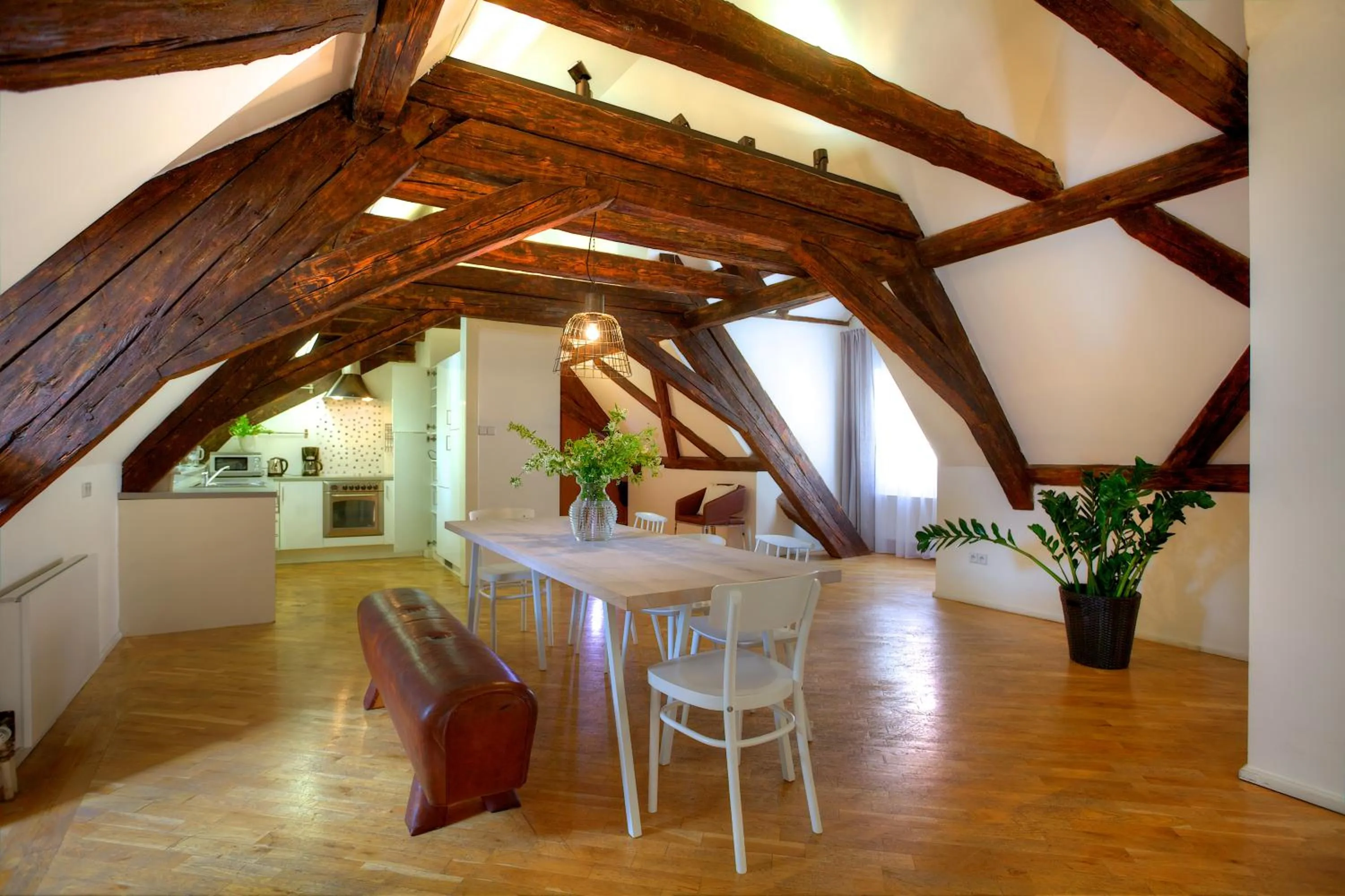 Seating area in U Kapra Apartments