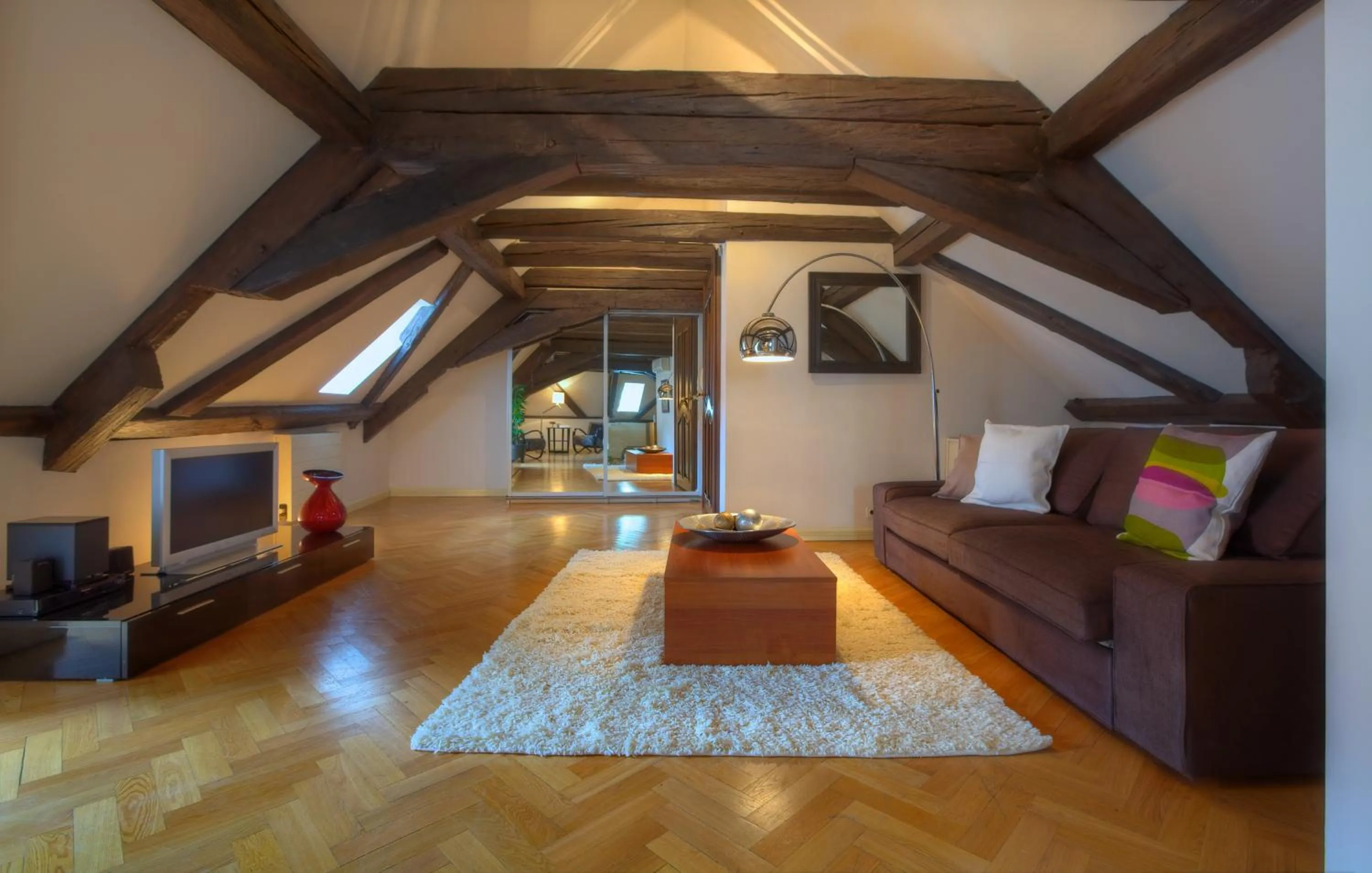 Living room in U Kapra Apartments