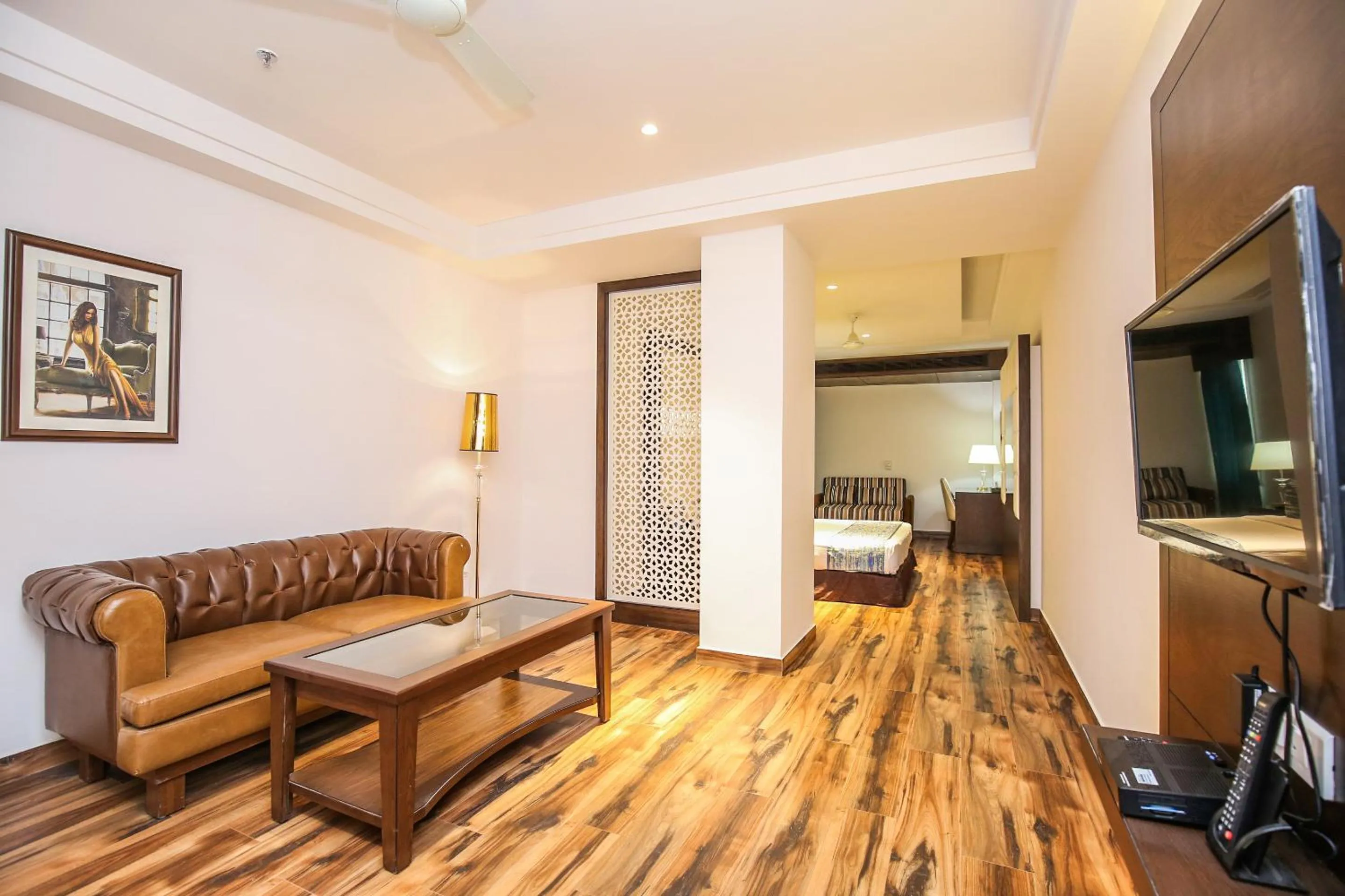 Seating area, Bed in Hotel Stella Continental